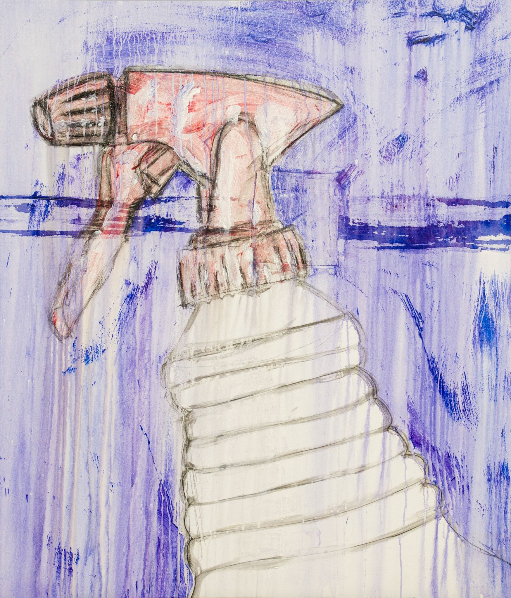 "Spray Bottle" 2014, Acrylic on Canvas