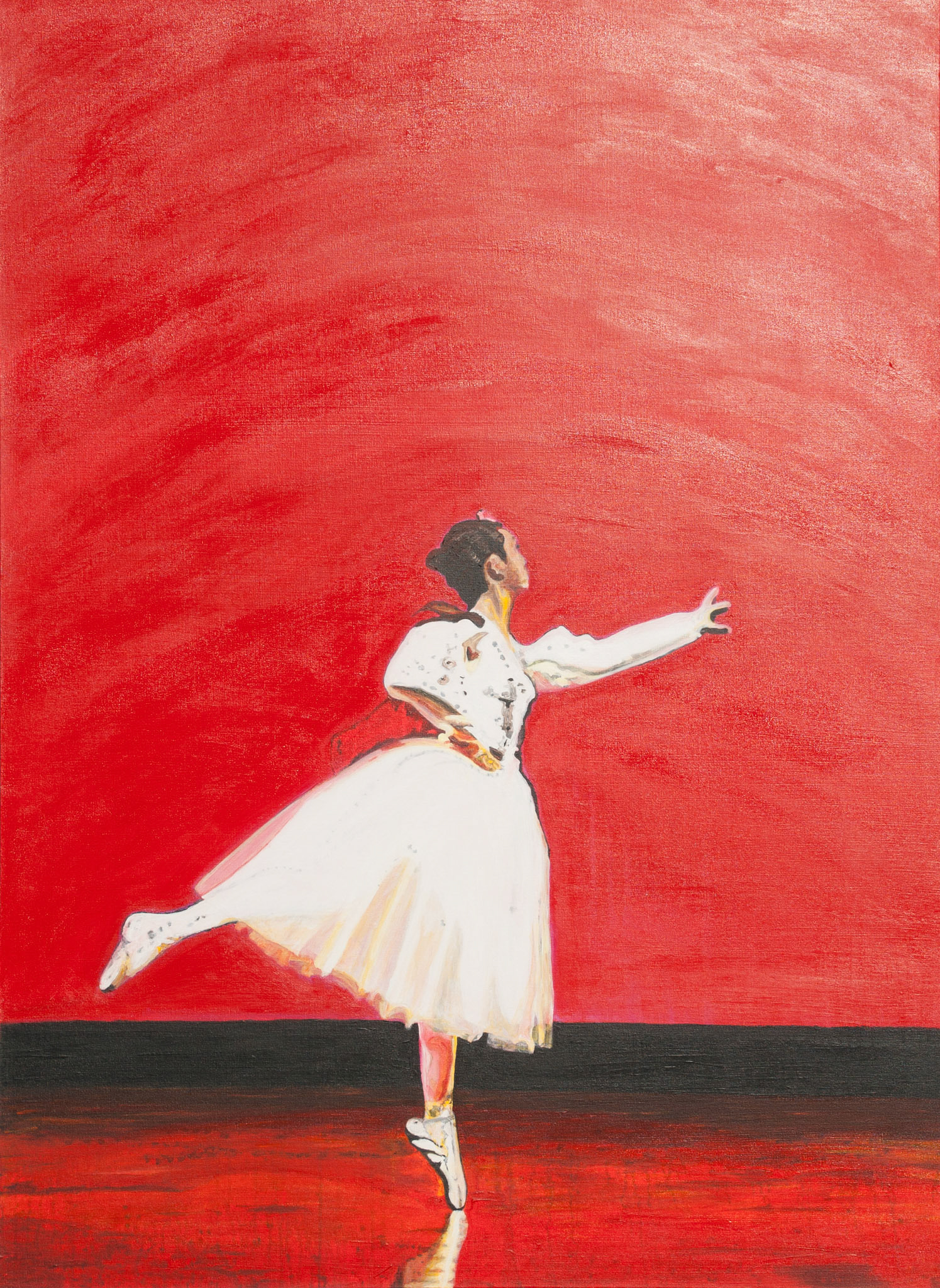 "Arabesque" 2016, Acrylic on Canvas, 65x48 in