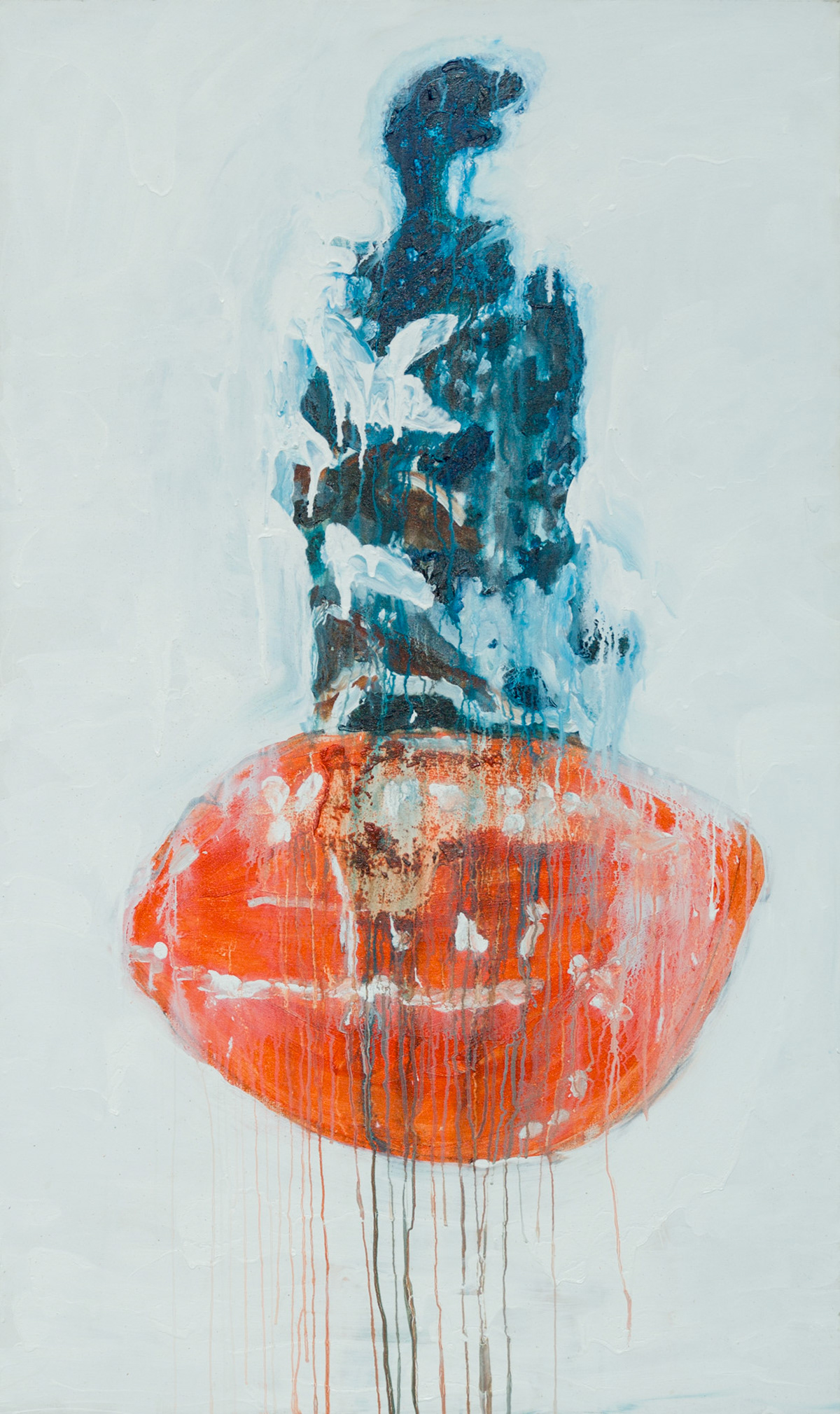 "From the Ashes" 2014, Acrylic on Canvas, 60x36 in