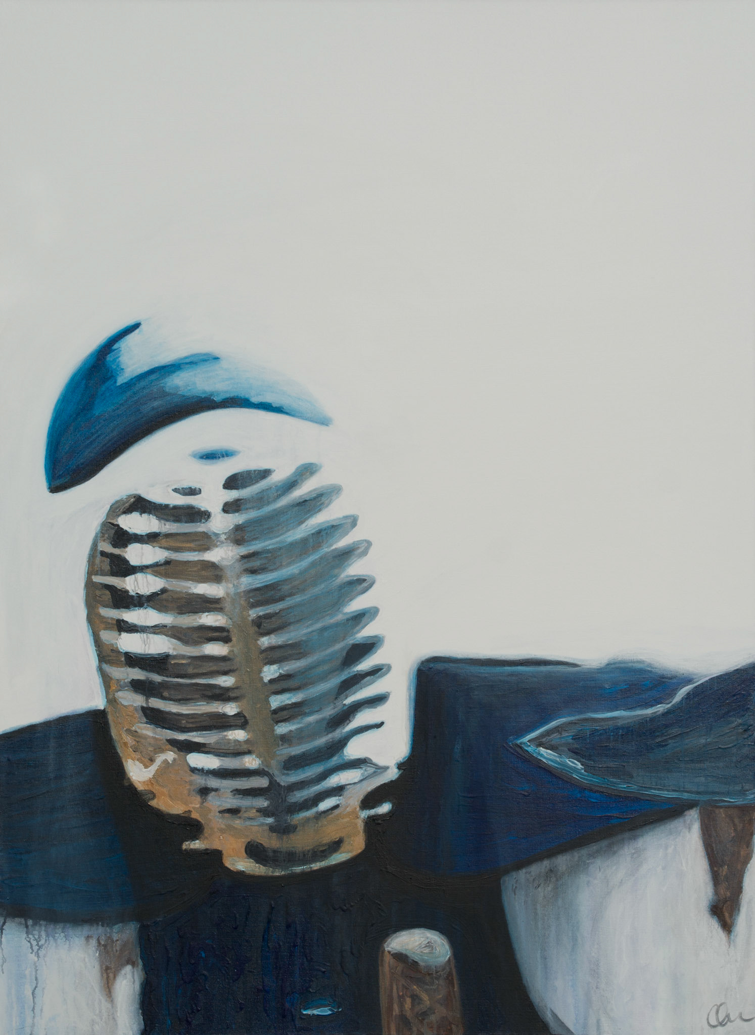 "Prepared" 2016, Acrylic on Canvas, 65x48 in