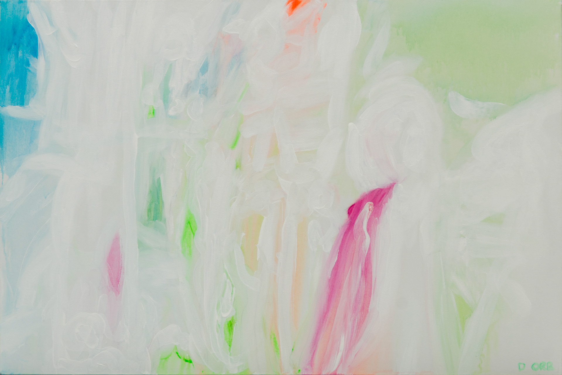 "Woman Gazing 2" 2016, Acrylic on Canvas, 18x24 in