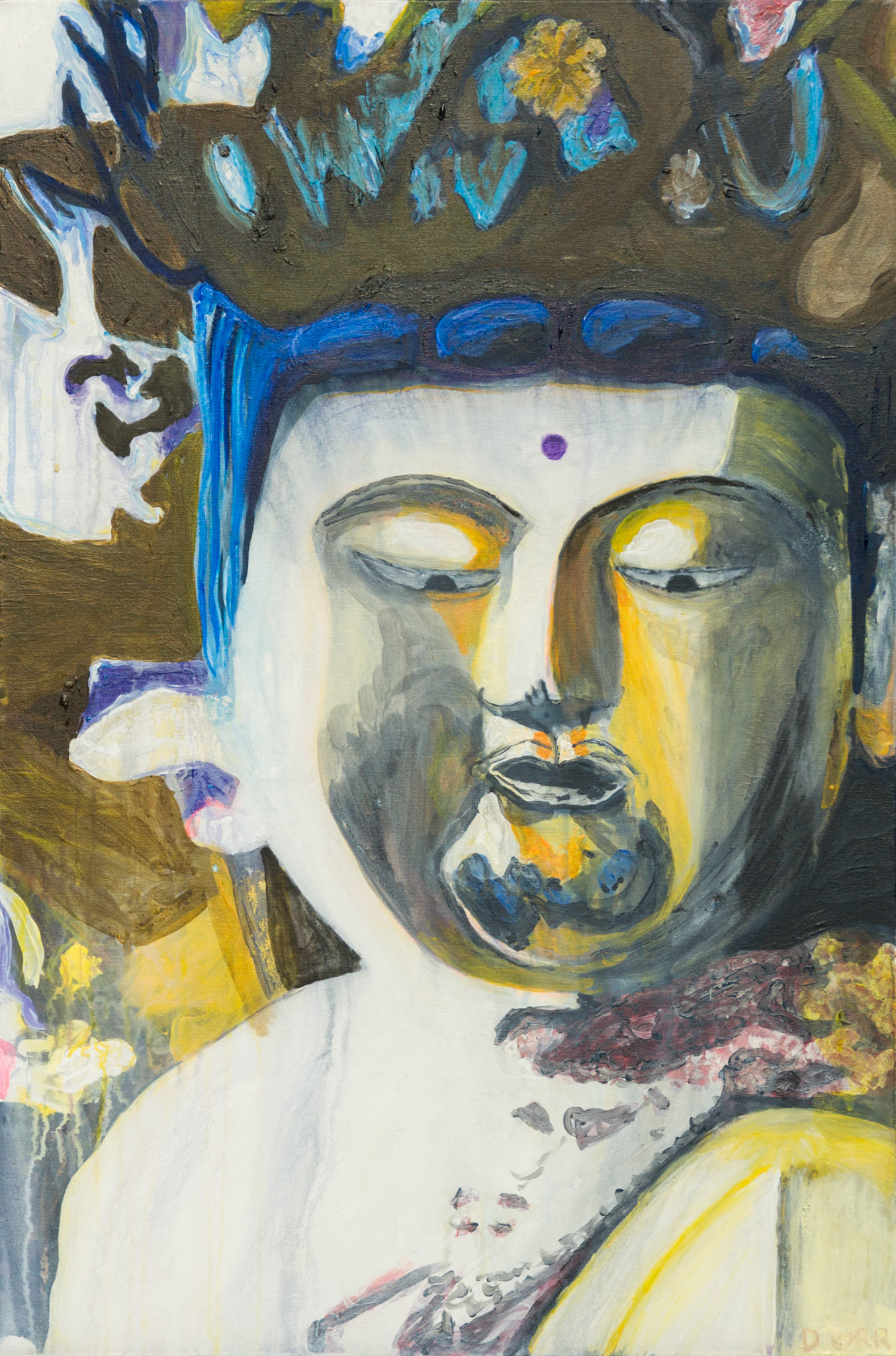 "Matsuri" 2014, Acrylic on Canvas, 36x24 in