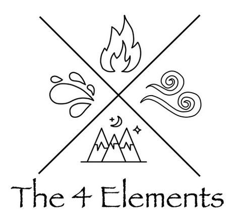 The 4 Elements logo design for a school project