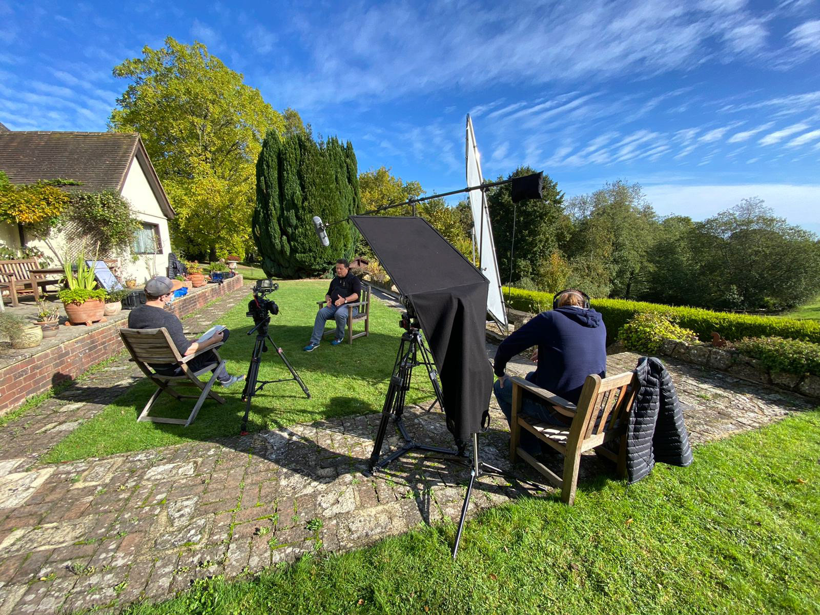 Alex Lockwood, John Roddy and Will Travers OBE