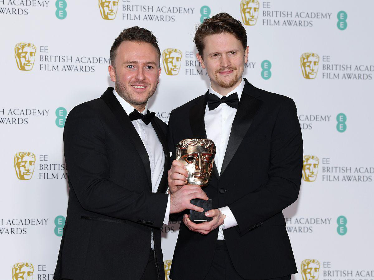 Alex Loockwod + Olly Walton at BAFTAs