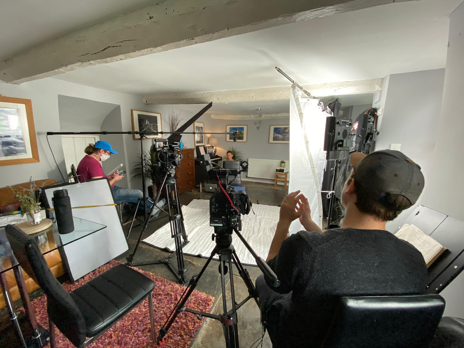 Alex Lockwood, John Roddy and Alice Brough