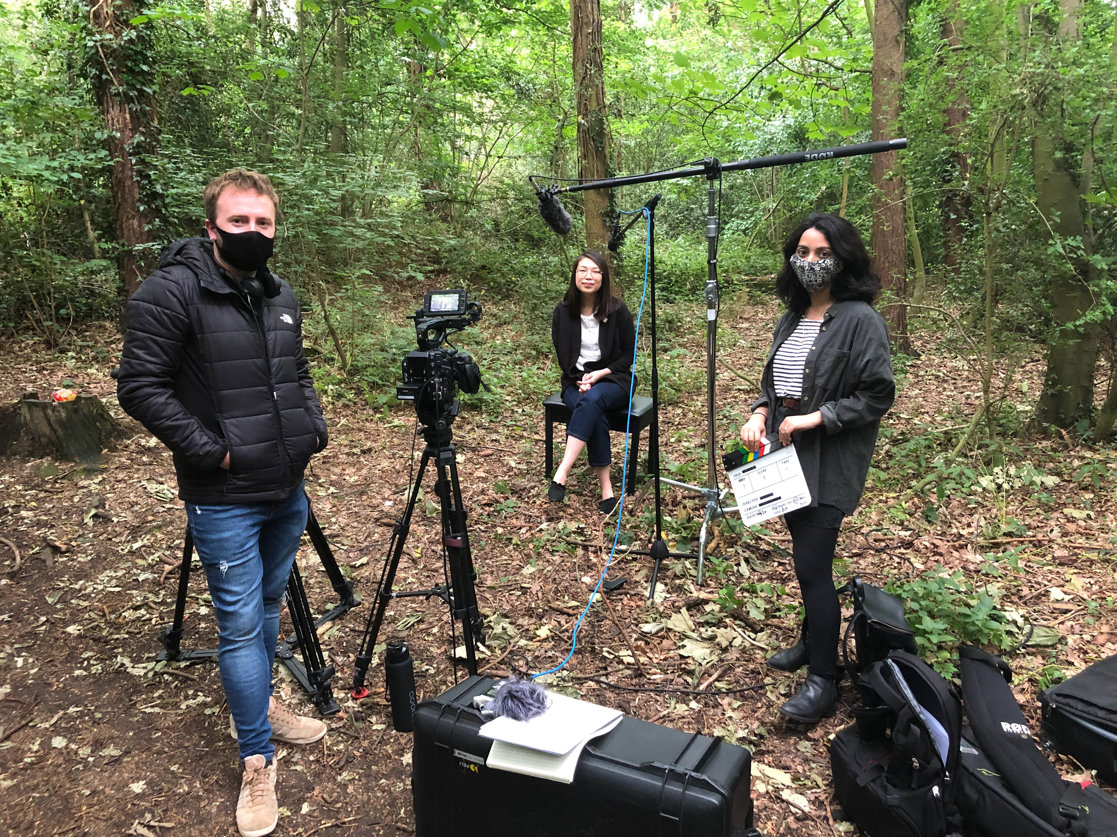 Olly Walton, Nishat Rahman and Michelle Chai