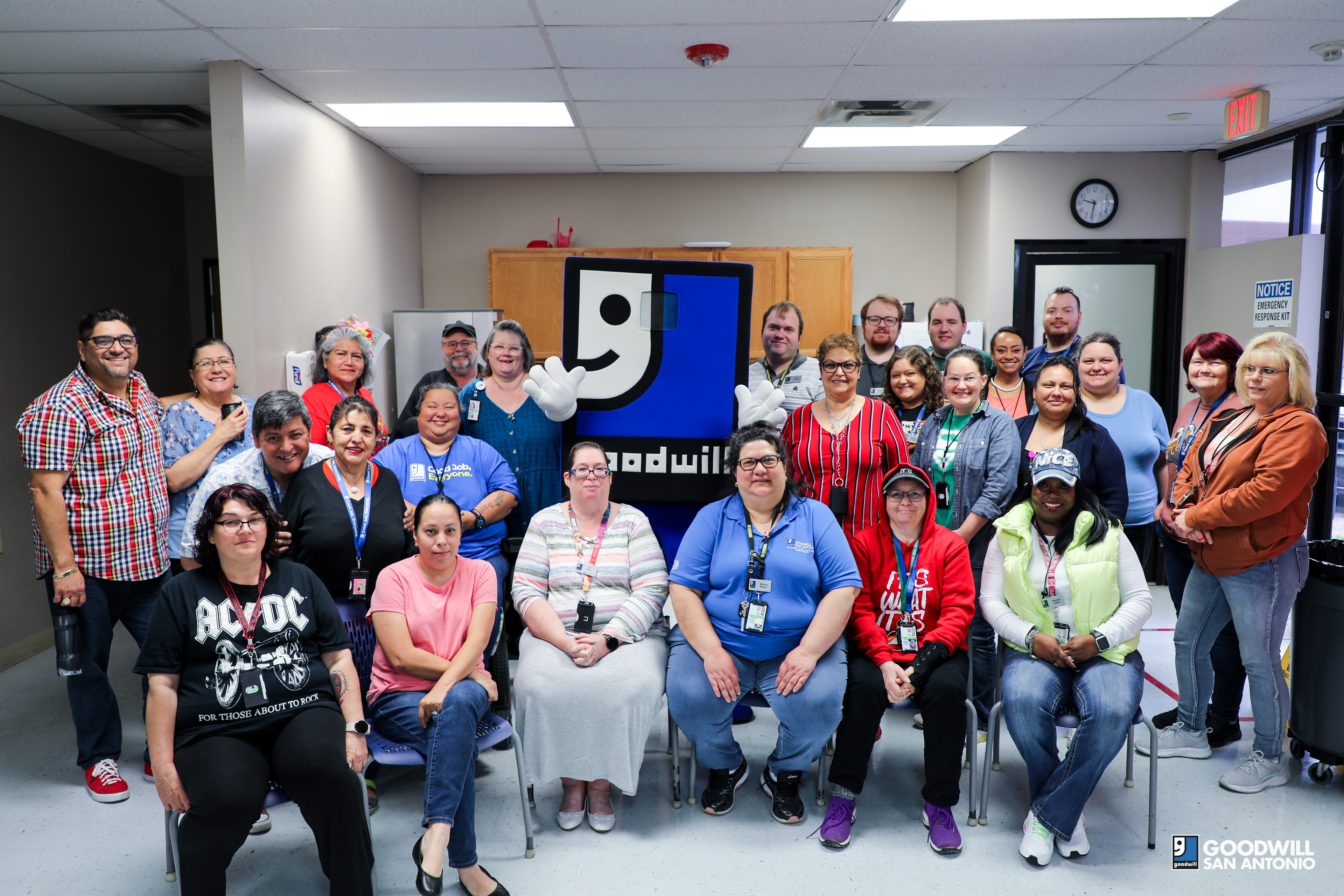 Goodwill San Antonio Team Members on Goodwill's 79th Anniversary - Photo taken by Vanessa Mallari