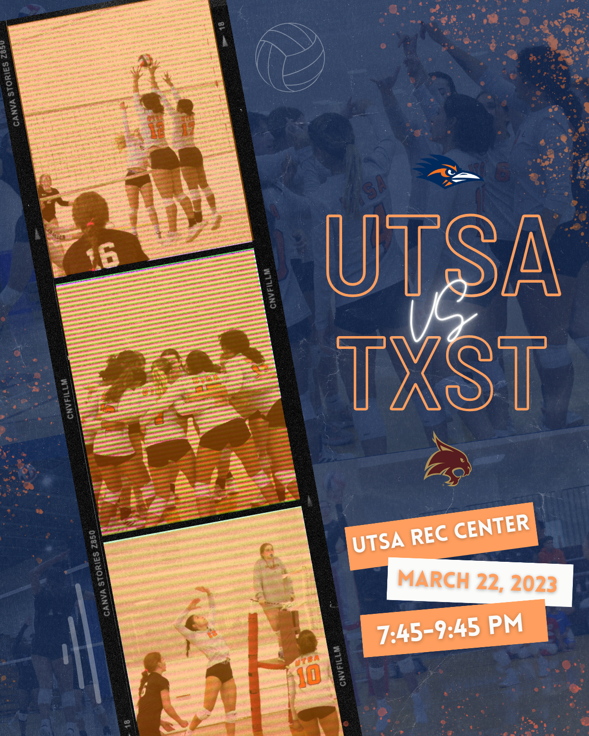 UTSA vs TXST Wome's Club Volleyball 2023