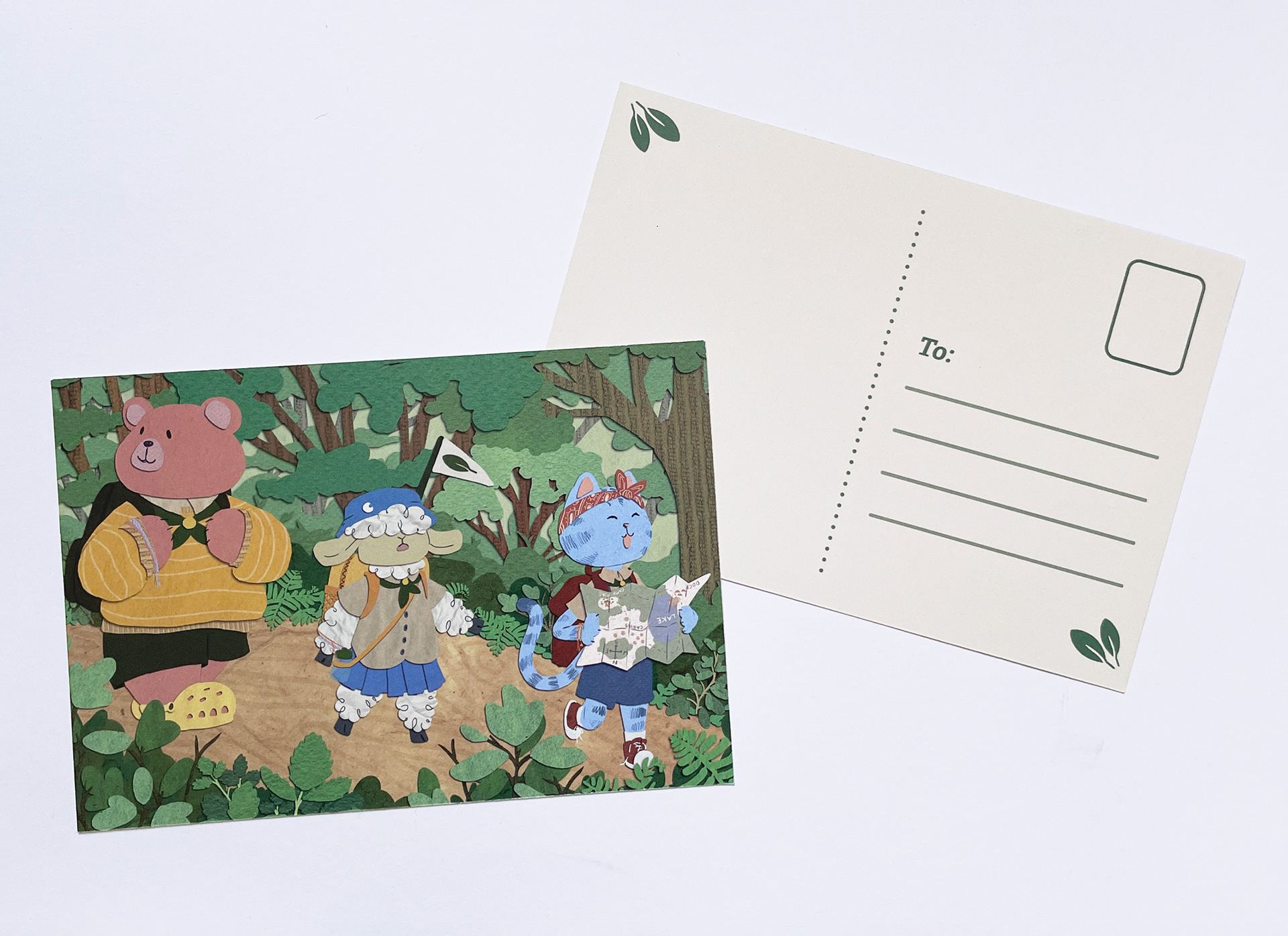 postcard front and back