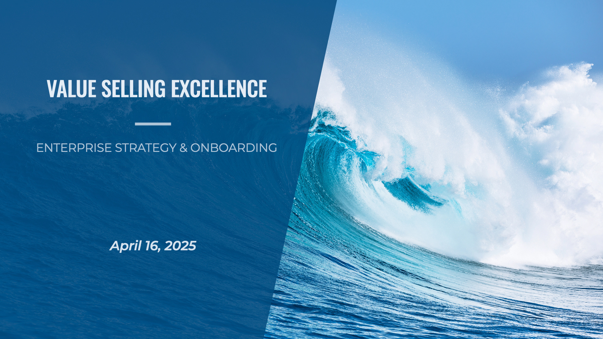 Enterprise Sales Deck