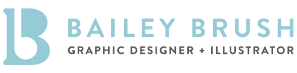 Bailey Brush Graphic Designer and Illustrator logo