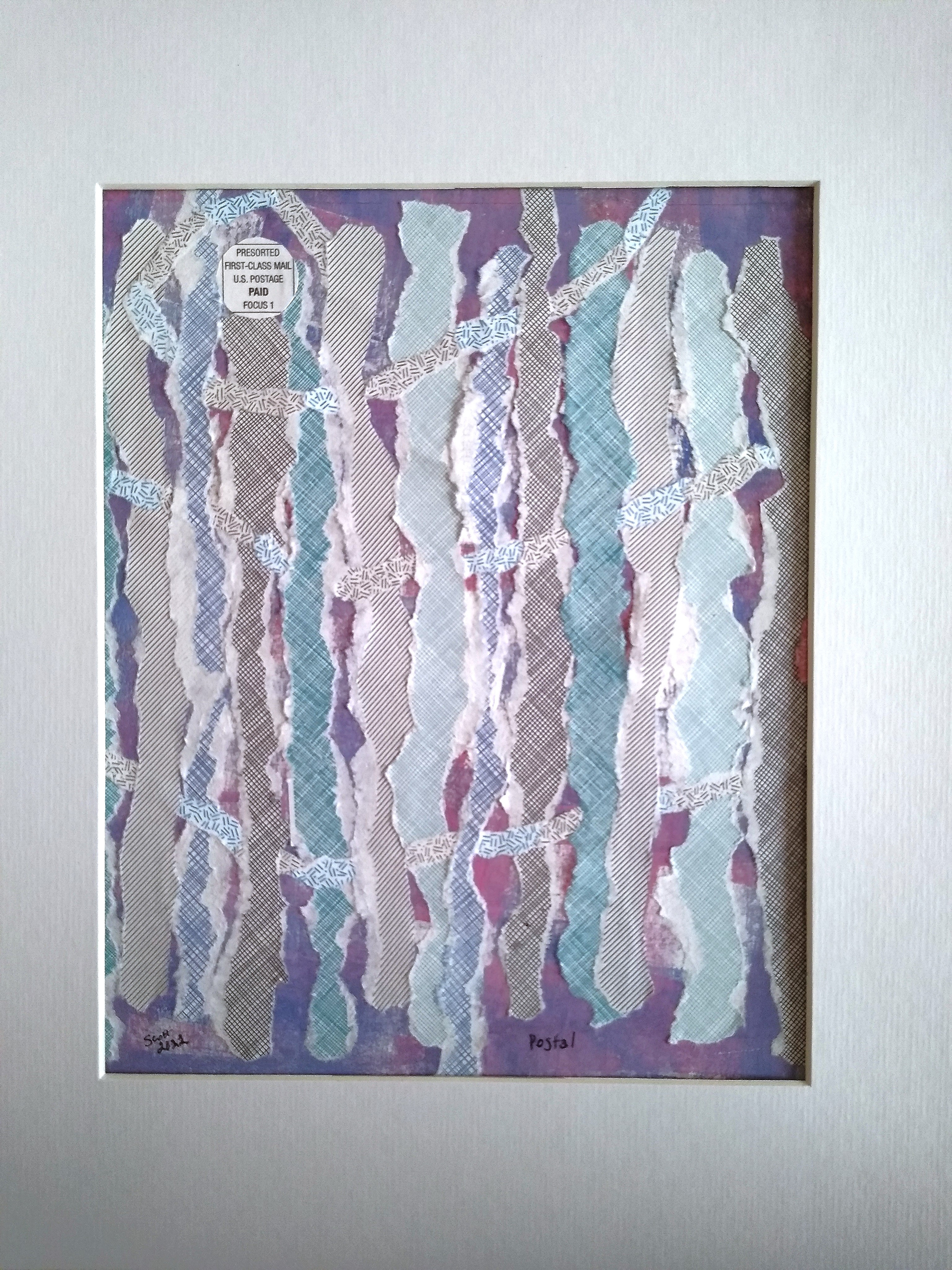 "Postal" 9"W x 11"H, envelopes