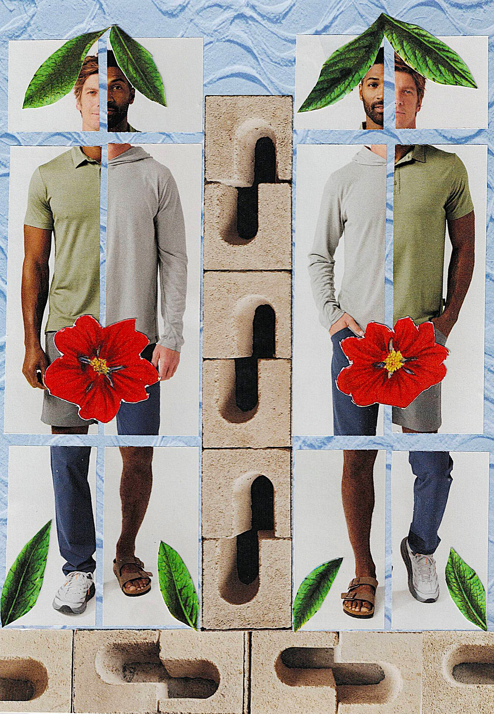 "Parallel Worlds" 8"W x 10"H