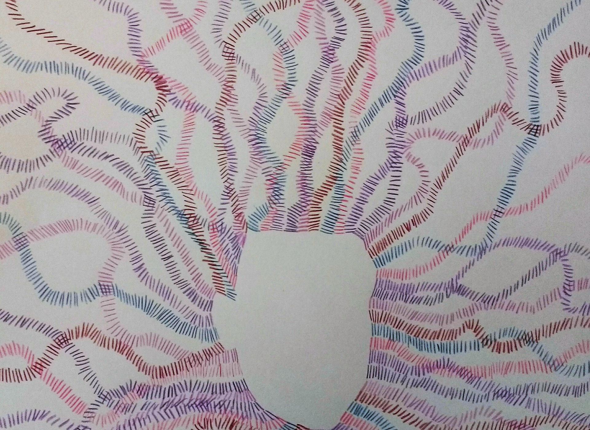 14"W x 11"H, colored pencil