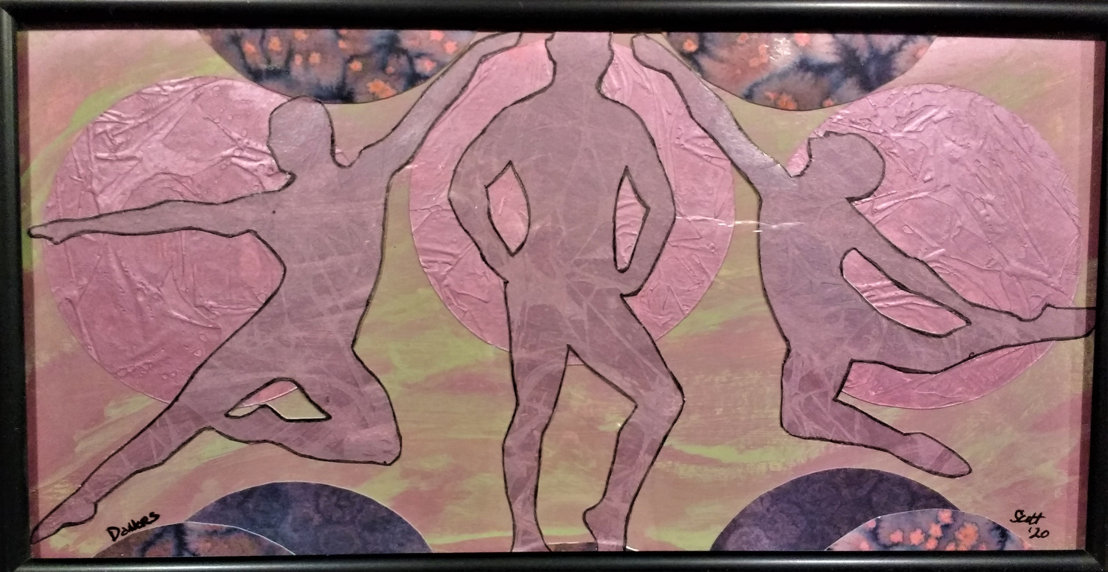"Dancers"  12"W x 6"H