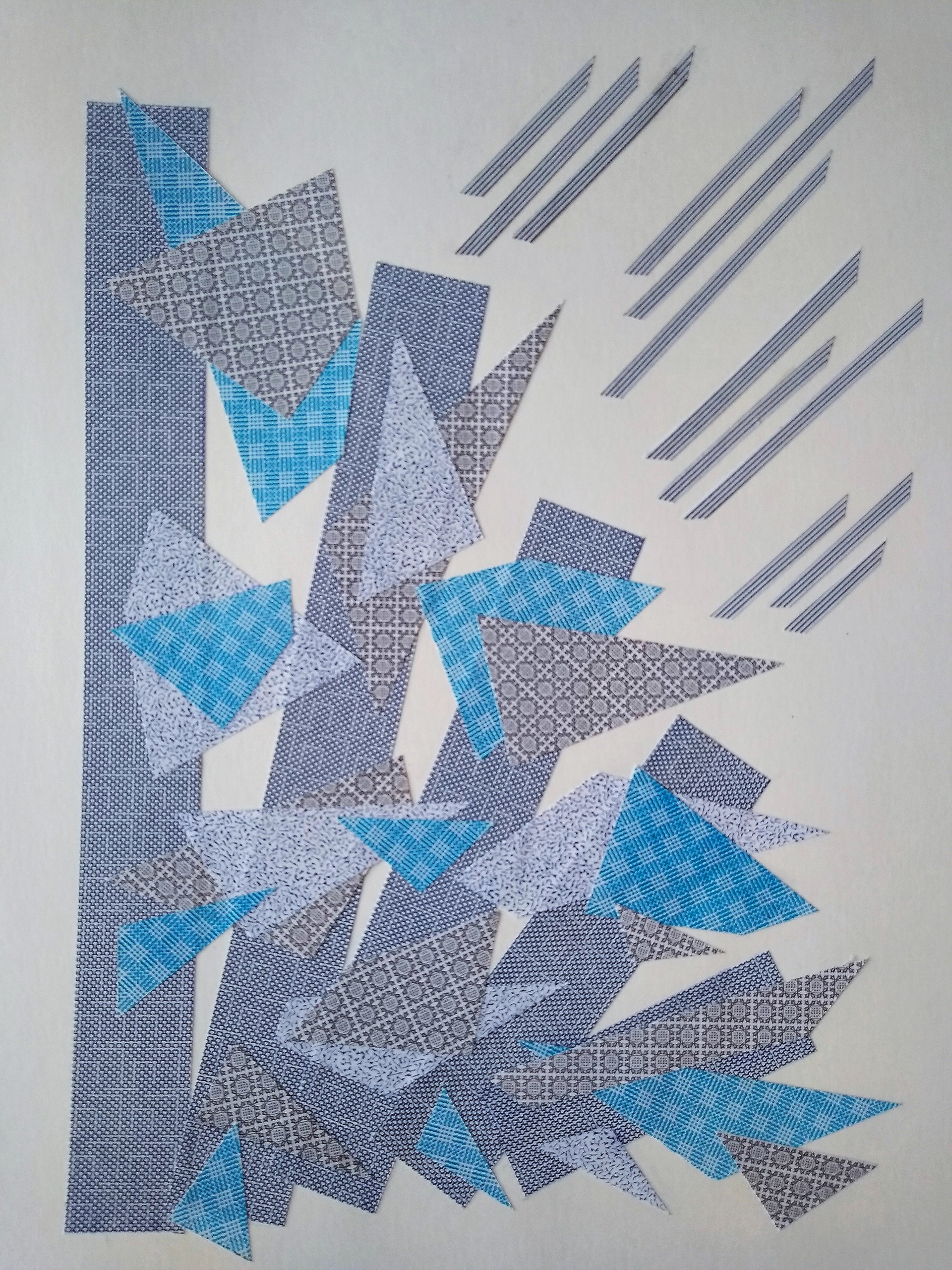 "Landslide" 12"W x 14"H
