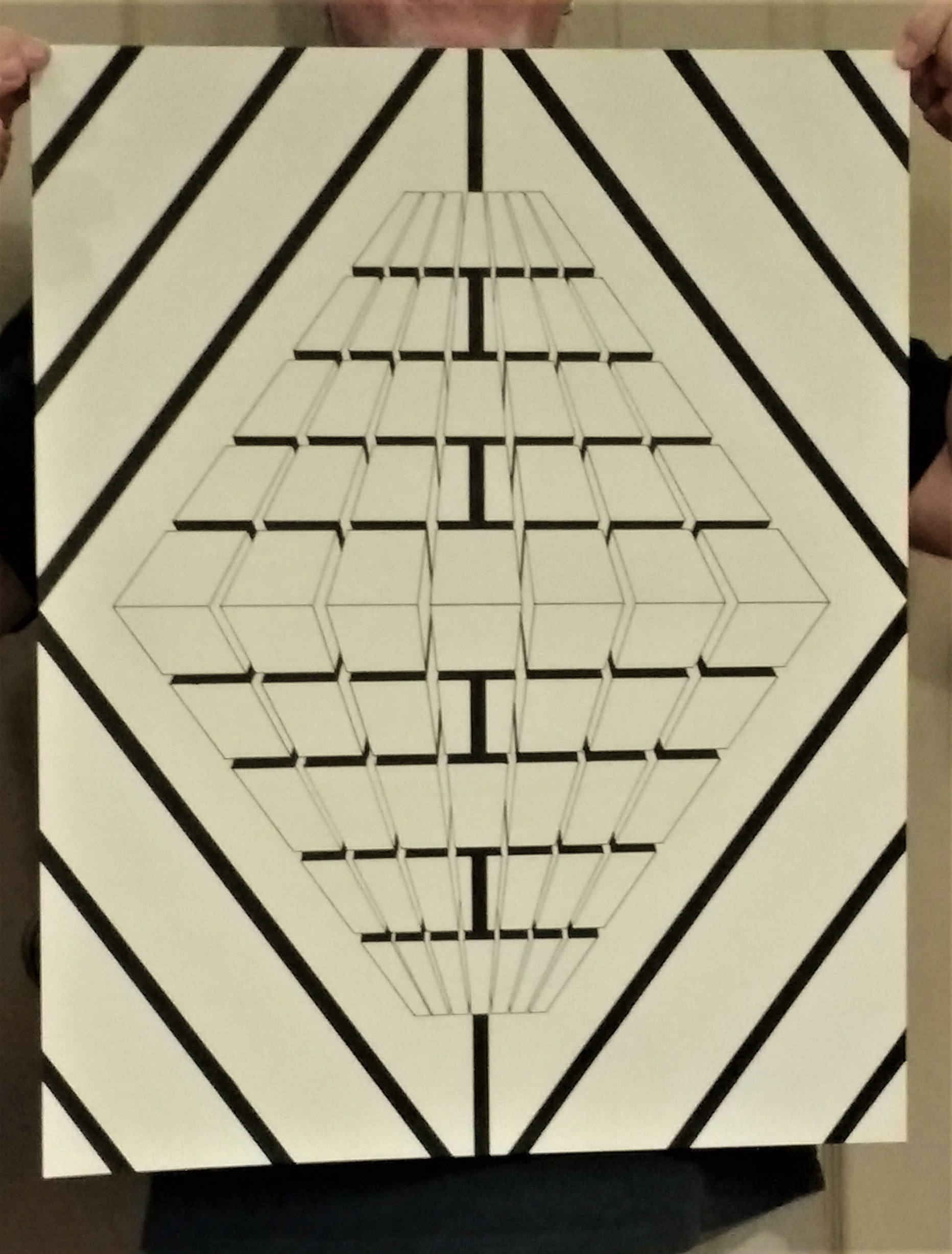 18"W x 24"H, ink