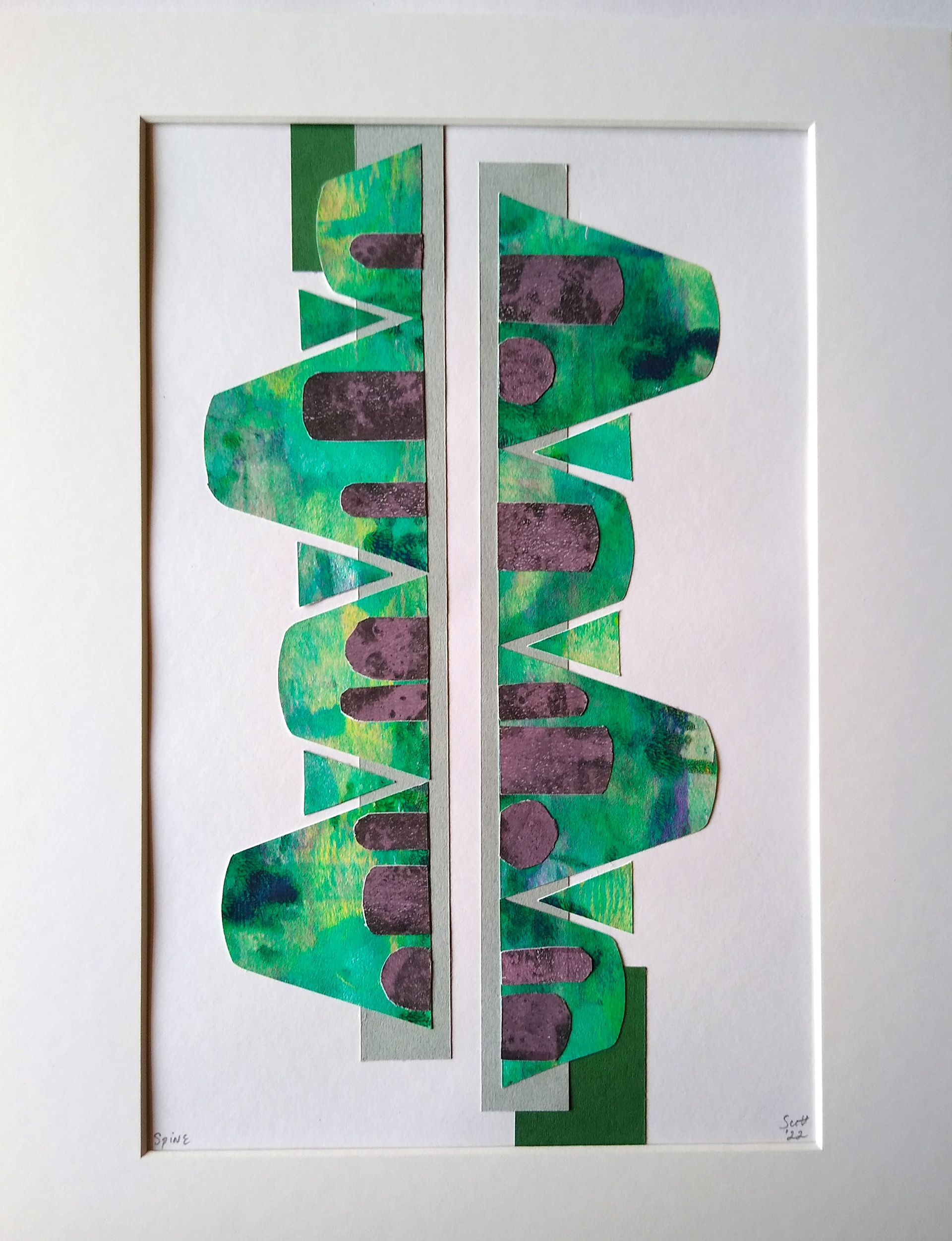 "Spine" 12"W x 14"H