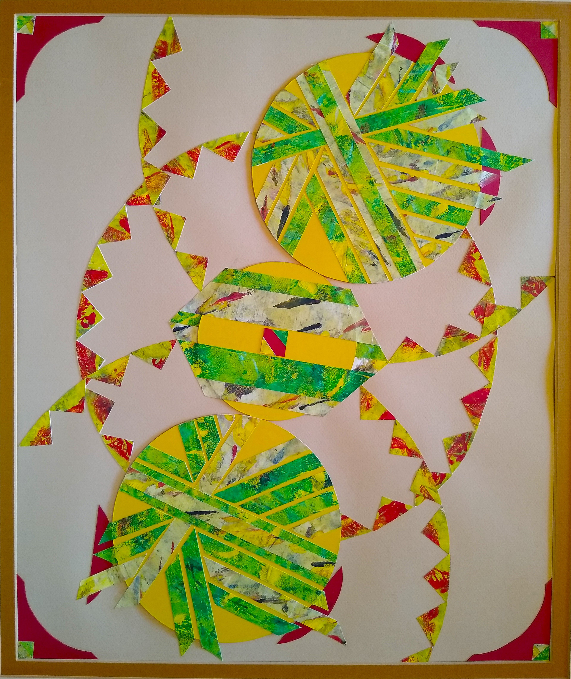 "Clockwork" 16"W x 20"H