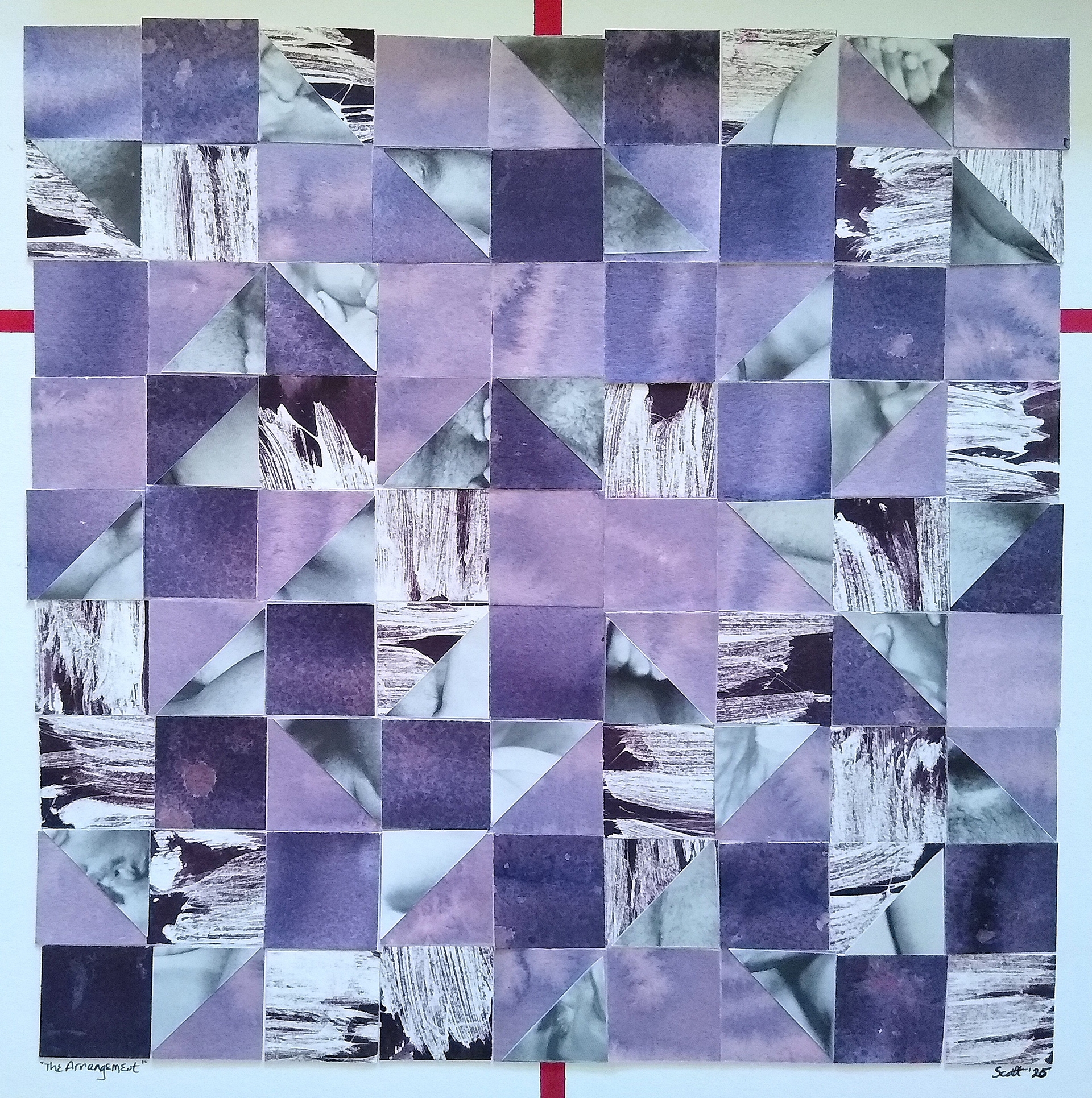 "Arrangement" 14"W x 14"H