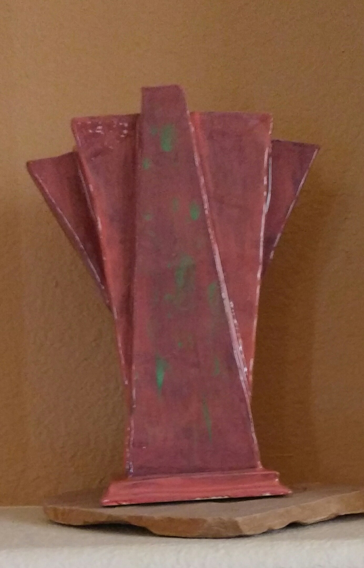 "Pitcher" 10"W x 12"H x 4"D, clay