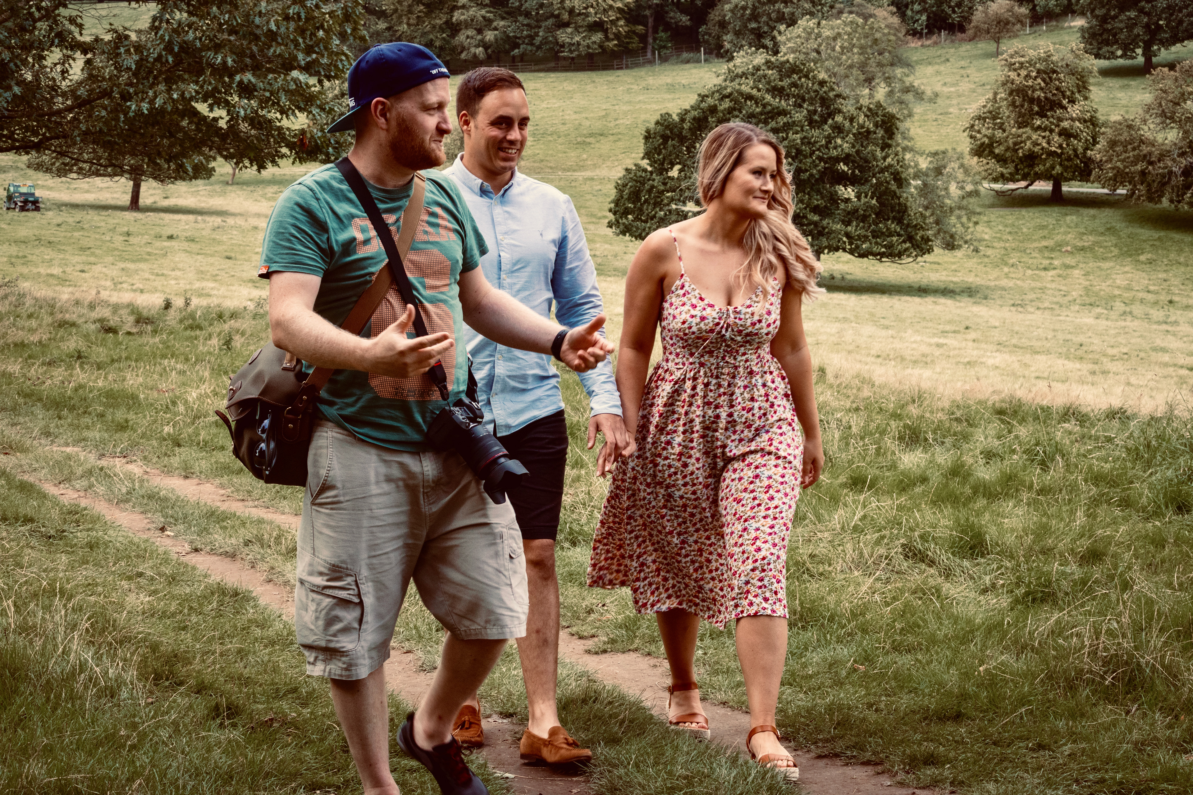 making the couple feel at ease behind the lens