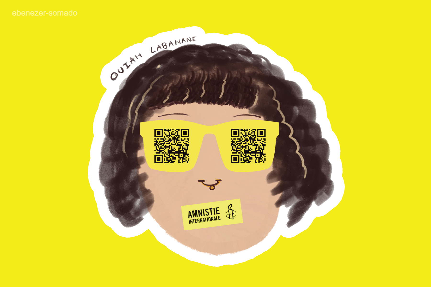 Illustration of Ouiam Labanane