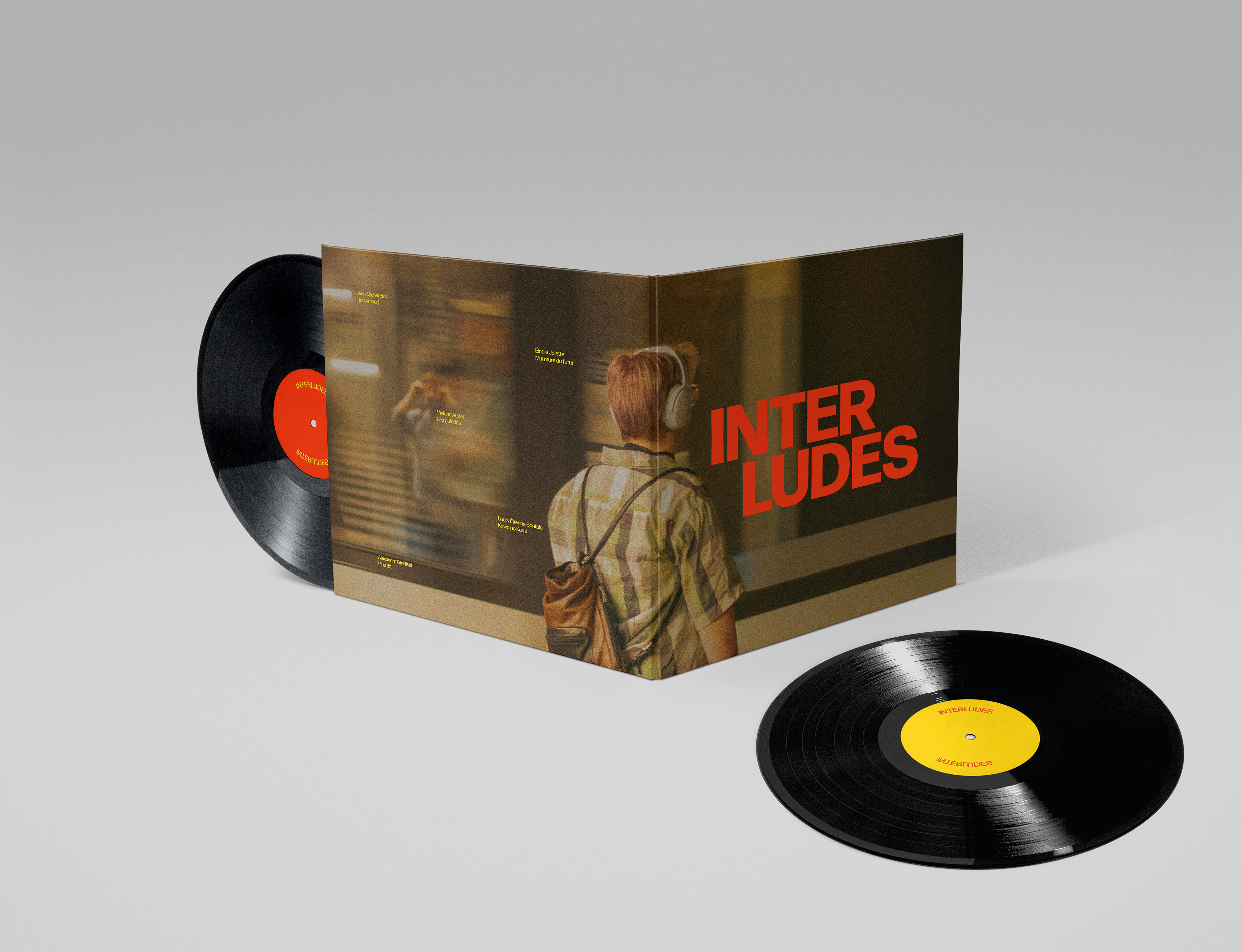 Merch sold after the event: Interludes Gatefold Vinyl (exterior)