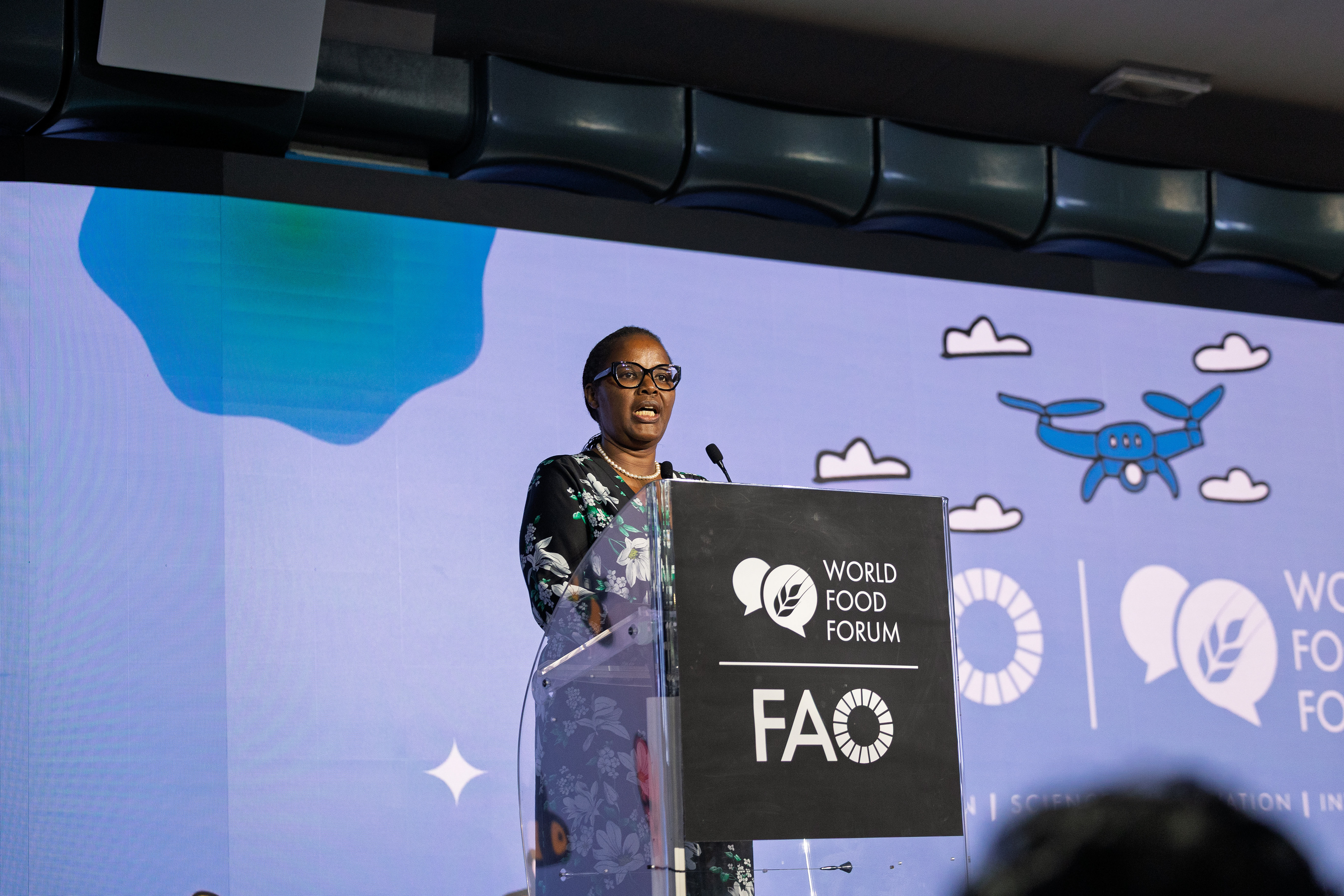 Vice-President Mukeshimana at World Food Forum - Oct. 2024