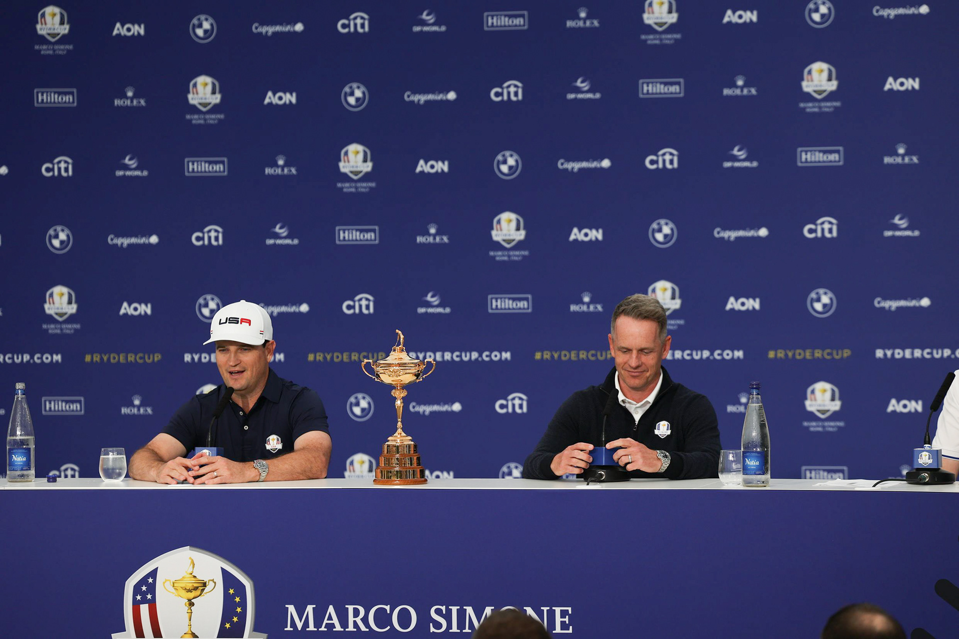 Team USA and Team Europe Press Conference - Marco Simone Golf 2023
