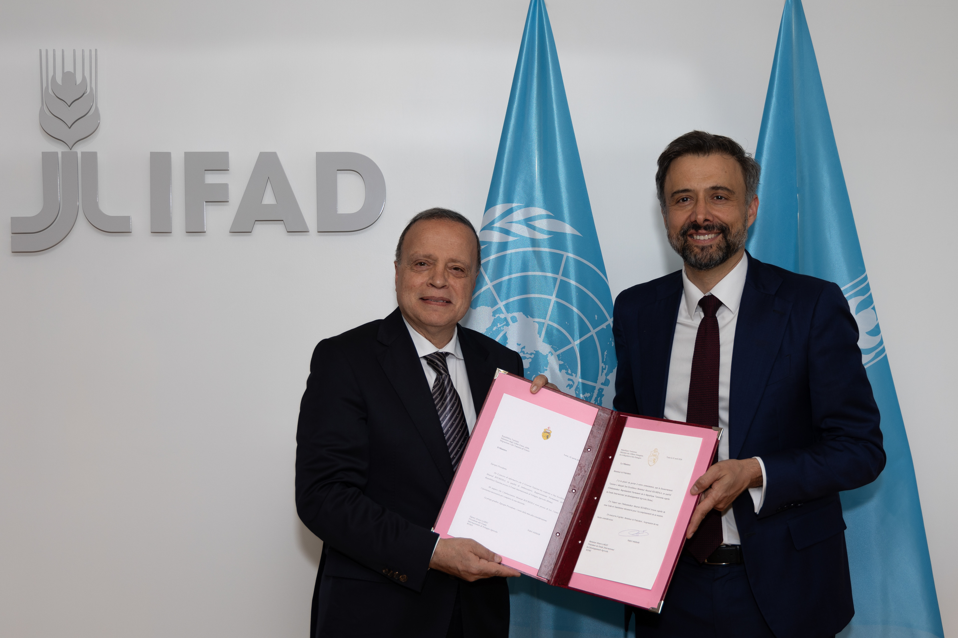 IFAD President and Rep. of Tunisia - 2024