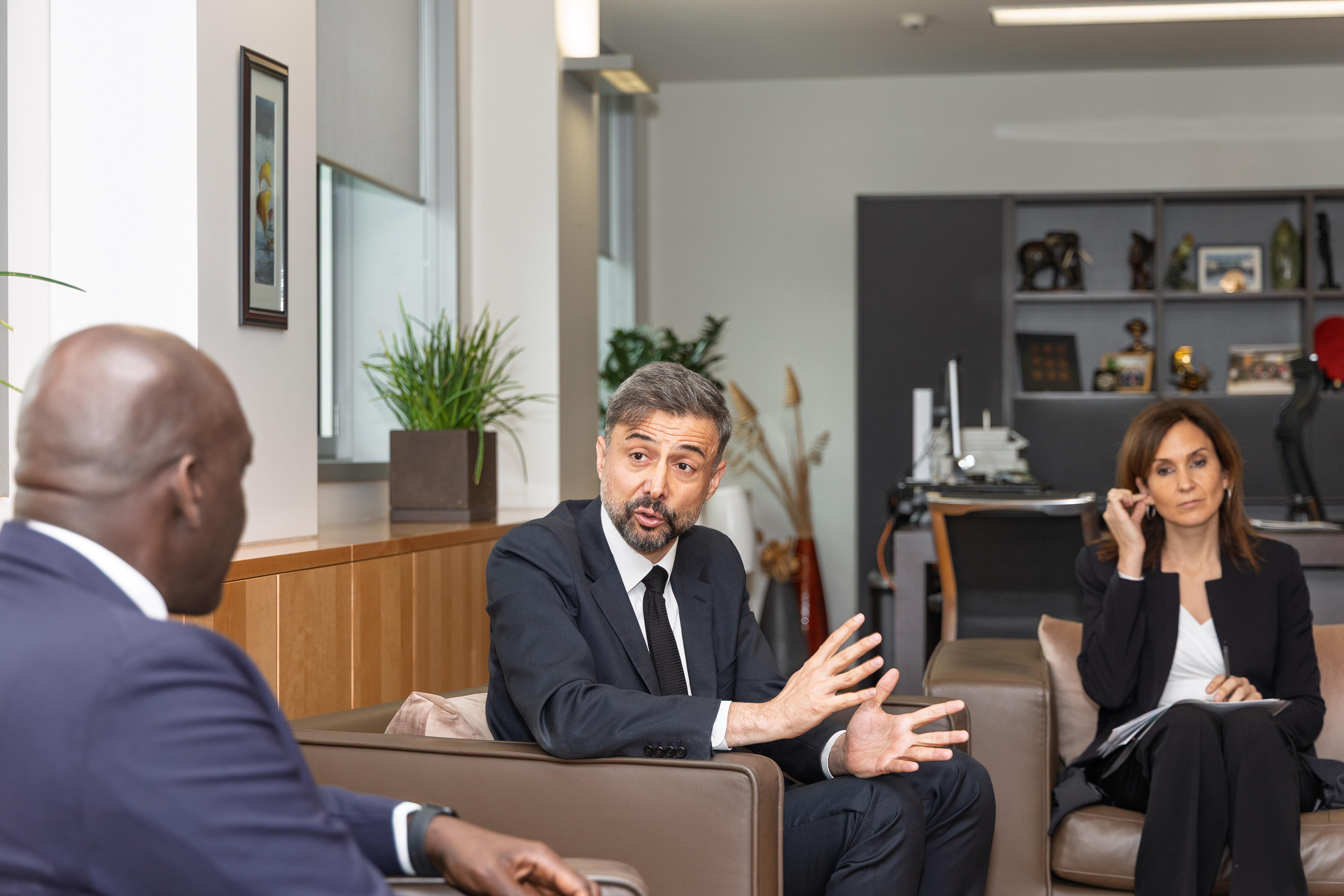 Mr Makhtar Diop, Managing Director, International Finance Corporation (IFC) and IFAD President Alvaro Lario