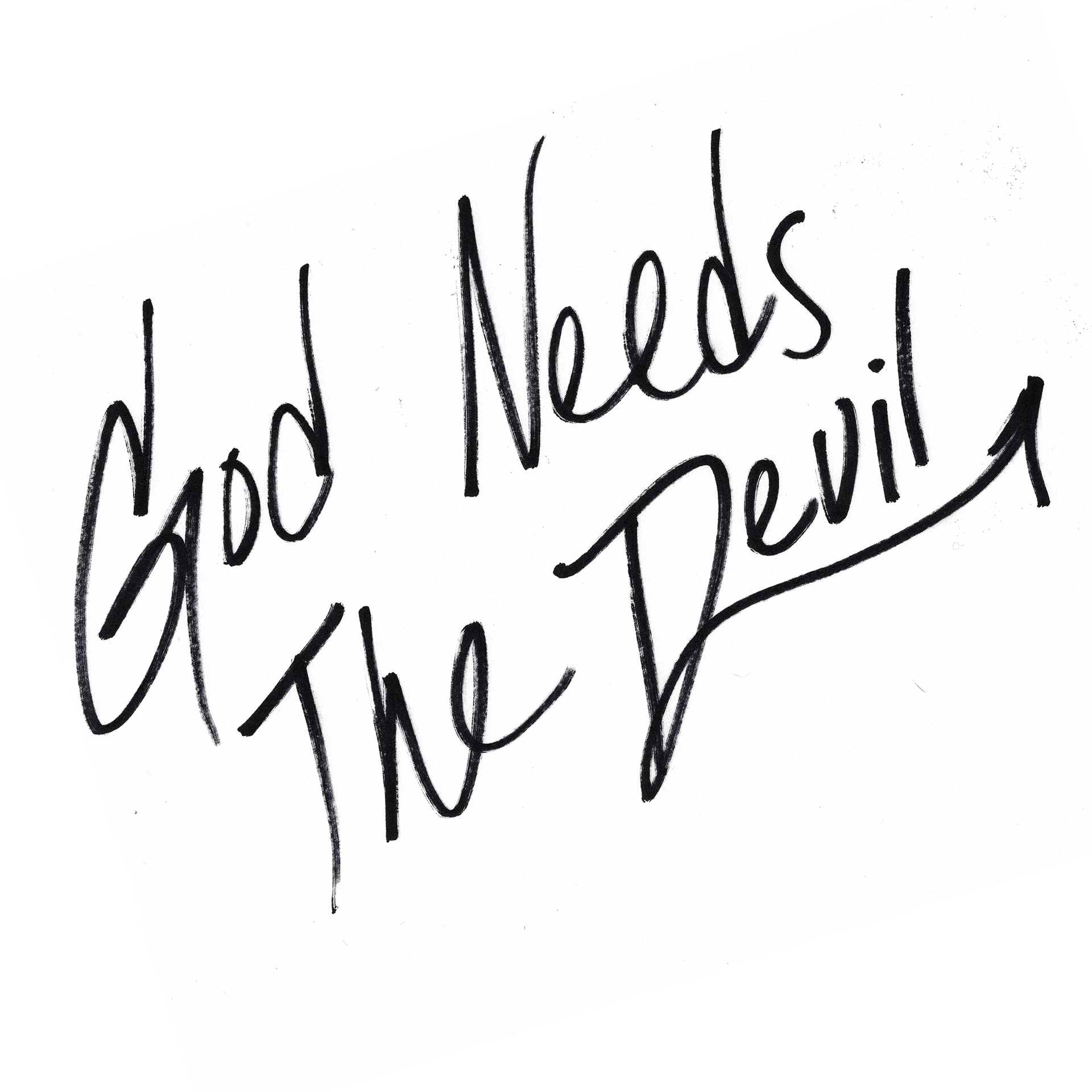 Song title lettering