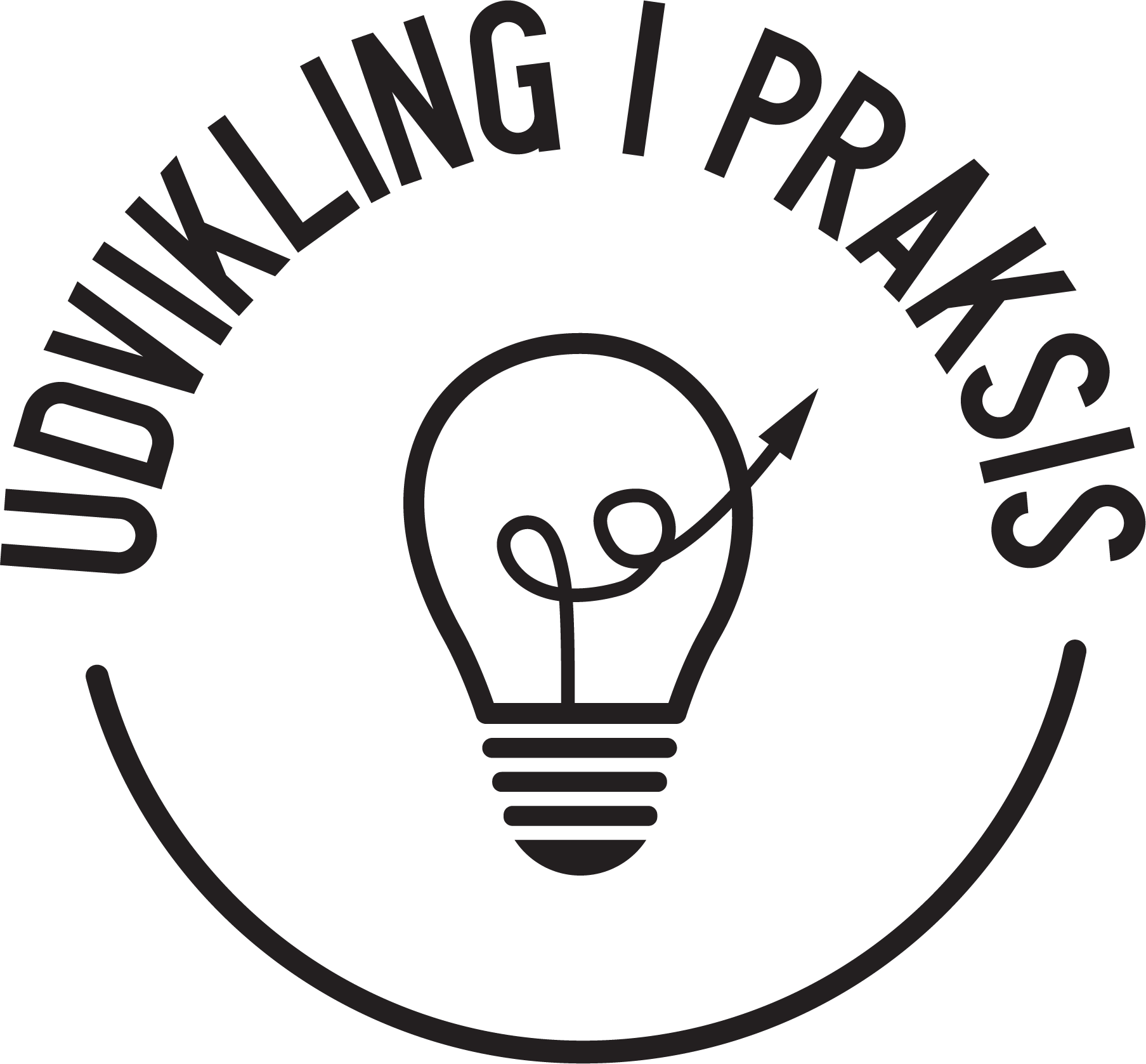 Udvikling i praksis logo