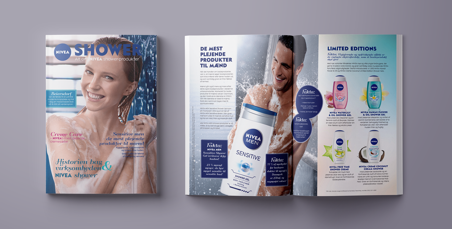 nivea shower magasin layout