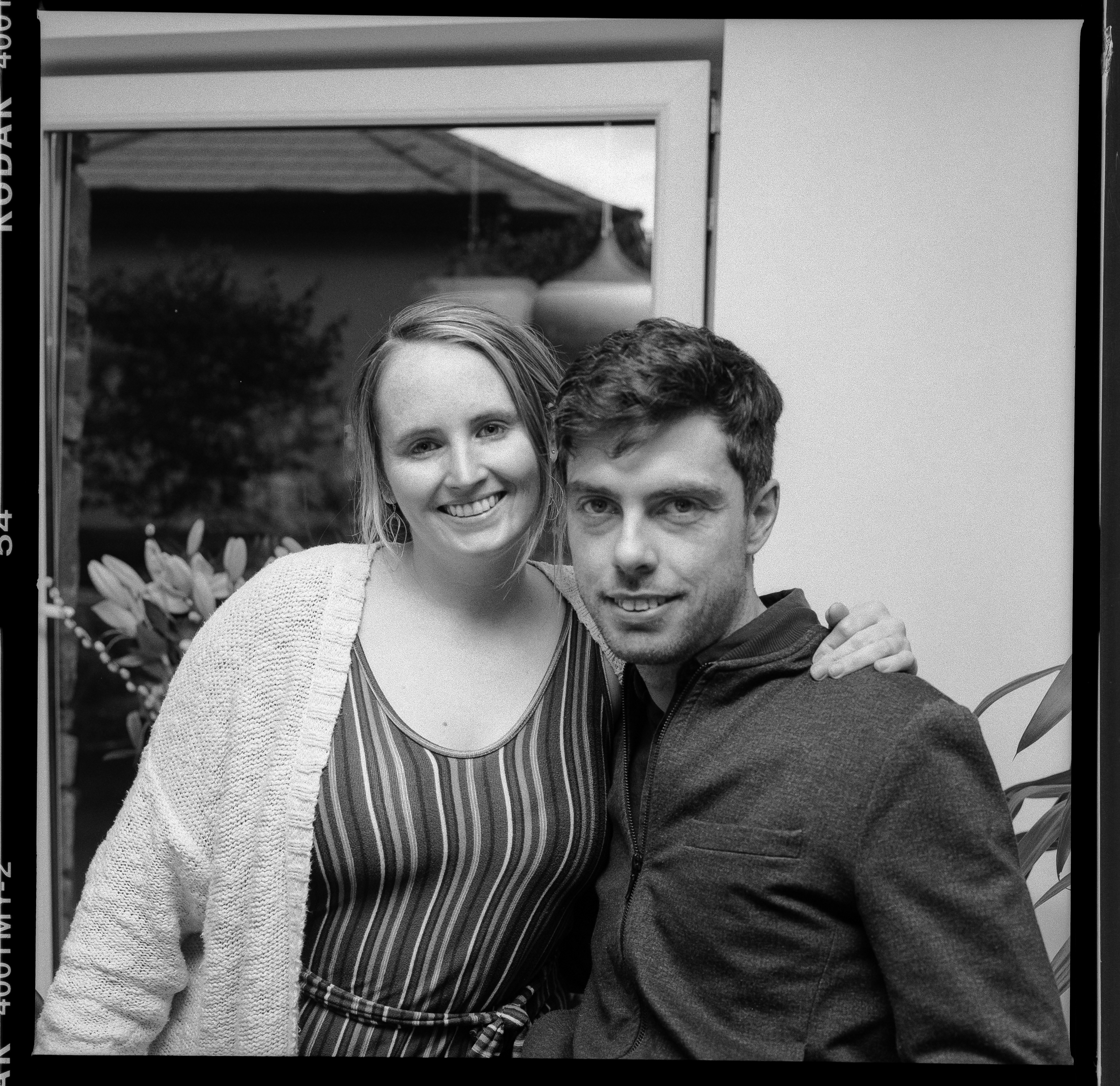 Happy Couple - Hasselblad 500C/M B&W Ilford HP5