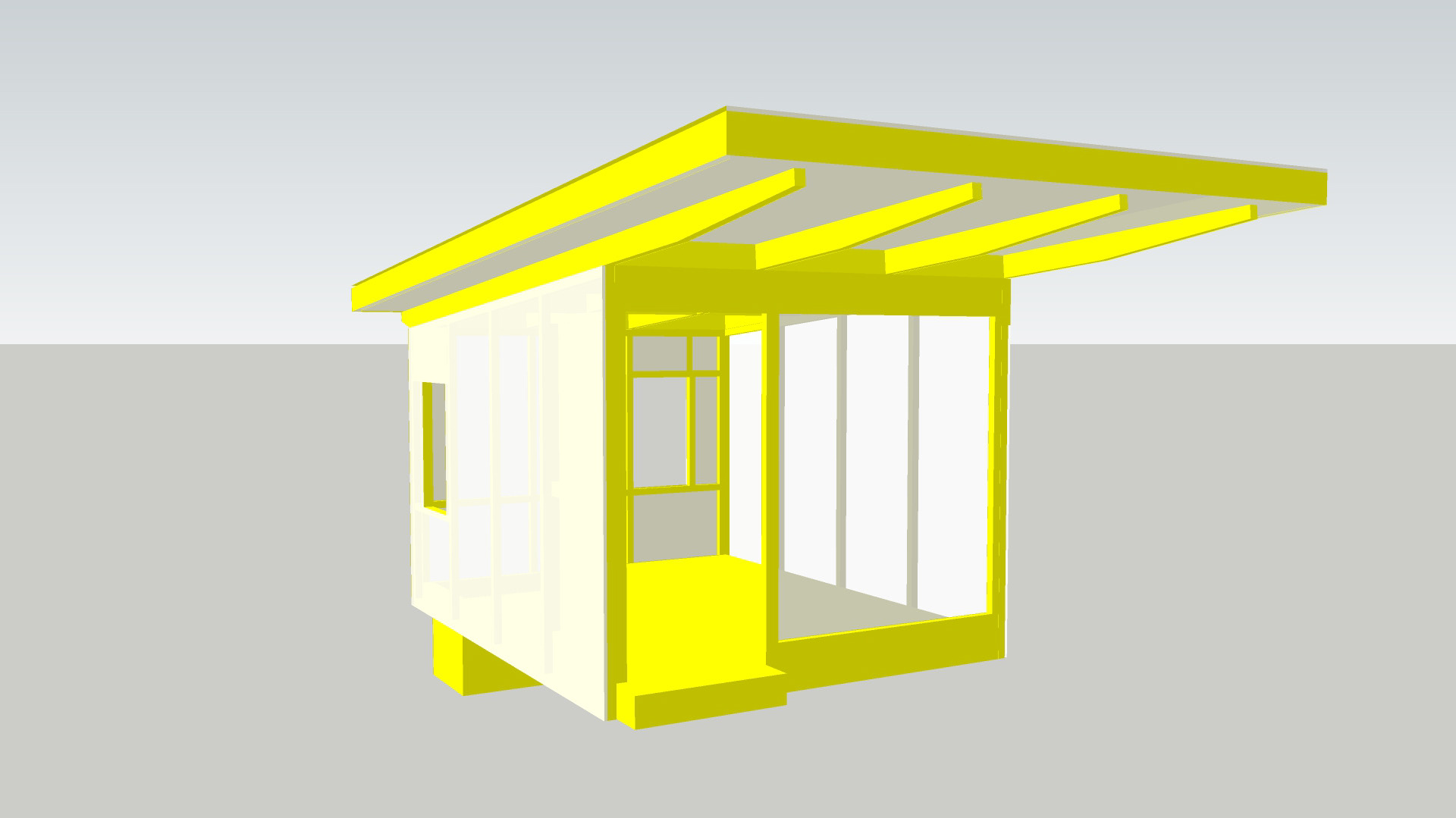 3D MODEL - MOTHER KIOSK
