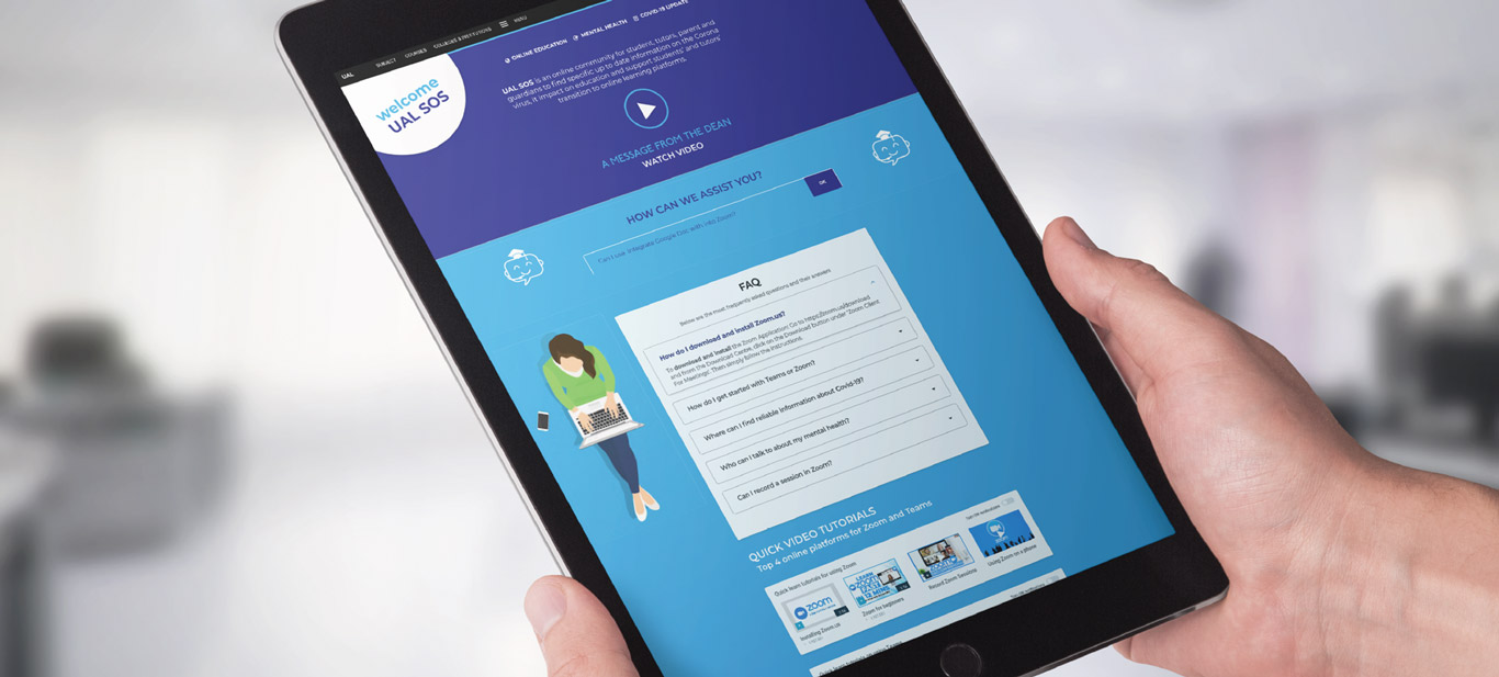 Image of the final Outreach app
