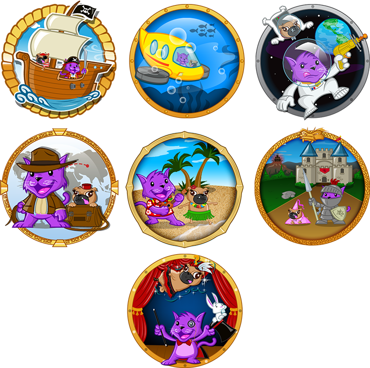 Jackpot Bingo Location Buttons