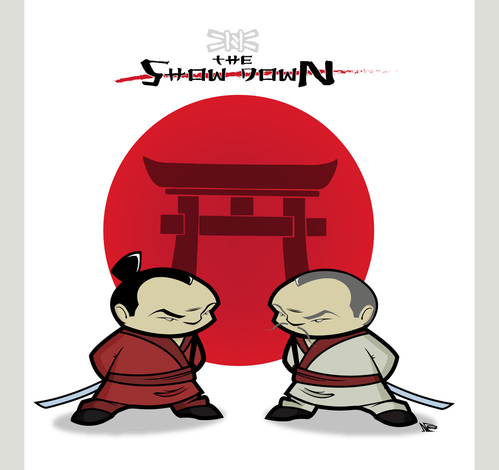 Showdown made in Illustator.