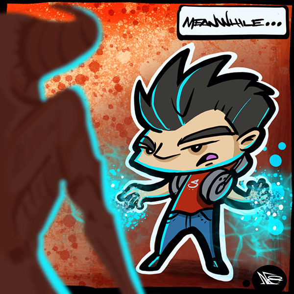 DJ Swak Album cover made in Photoshop. 