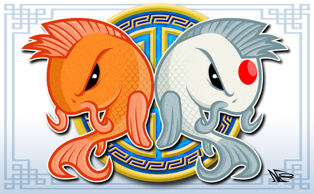 Koi made in Photoshop.