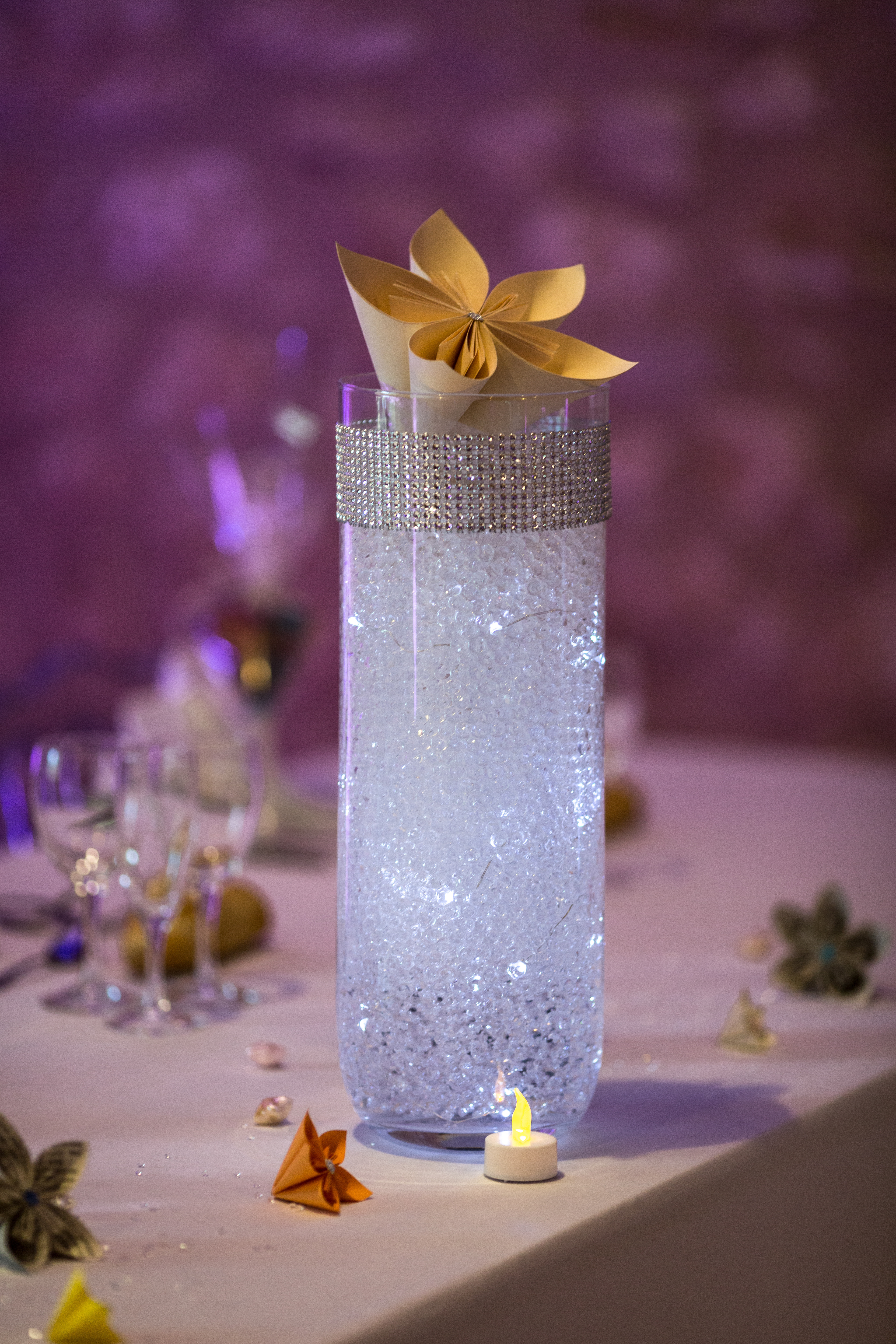 Mariage décoration table bordeaux