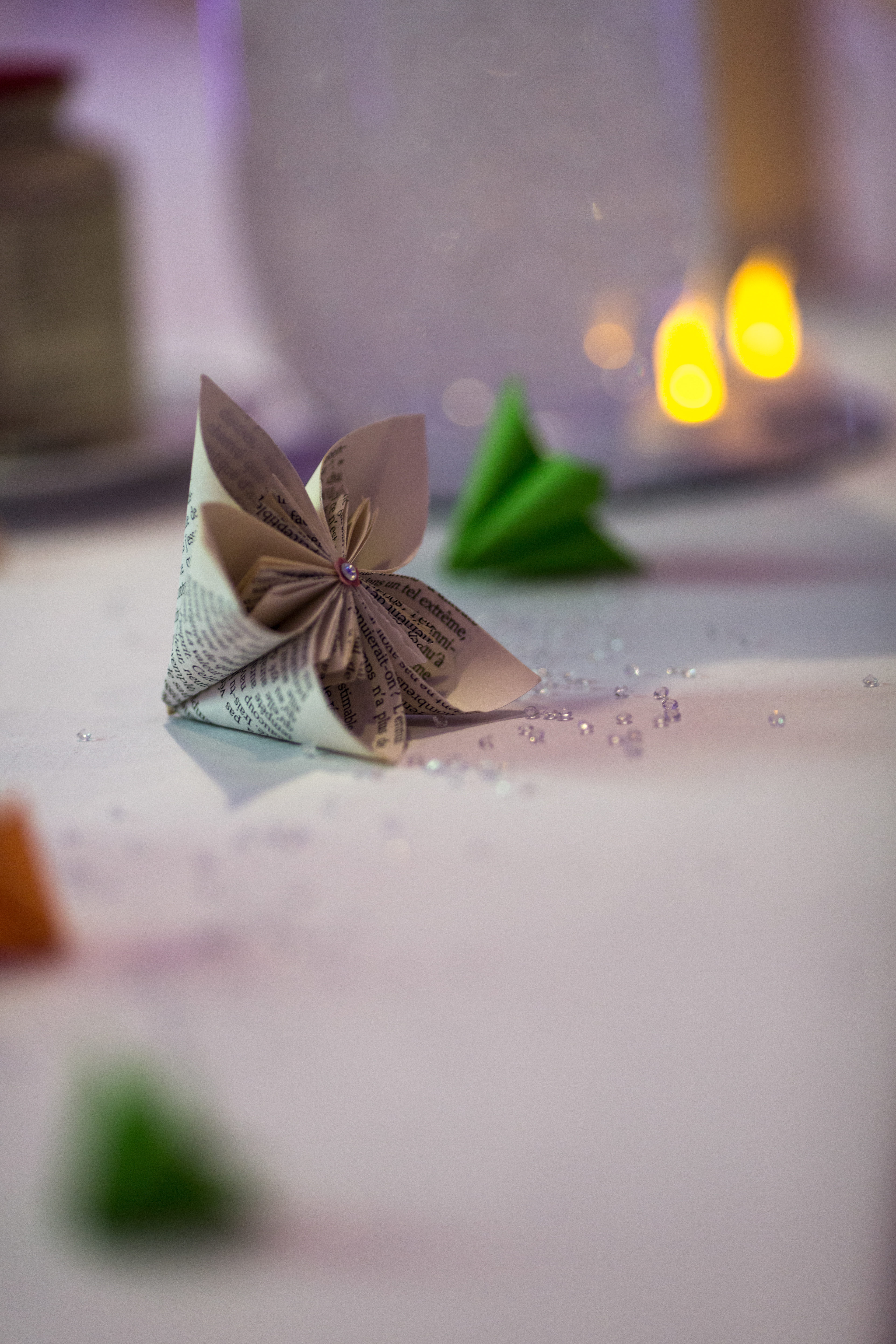 Mariage décoration table bordeaux