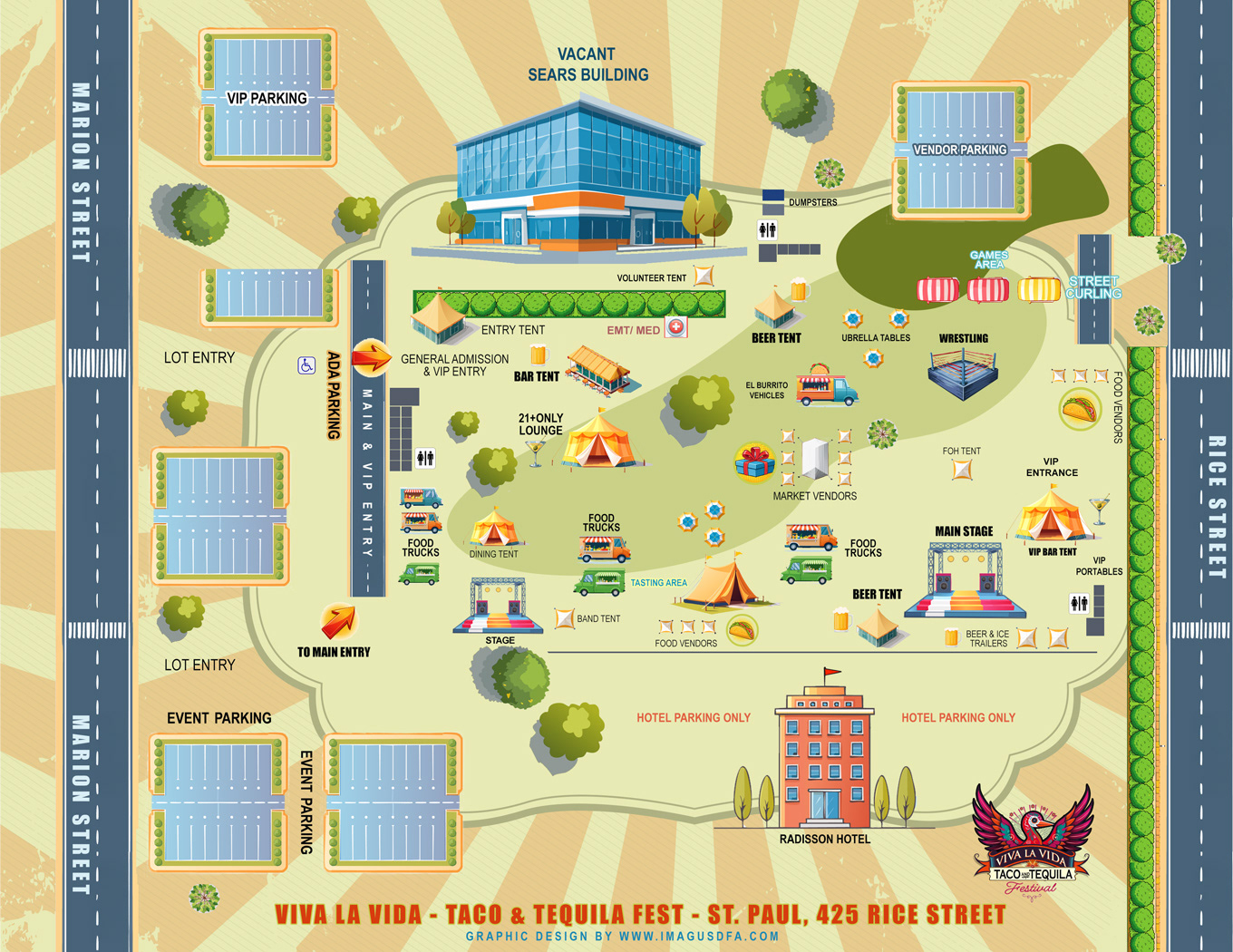 Illustrated Event Map