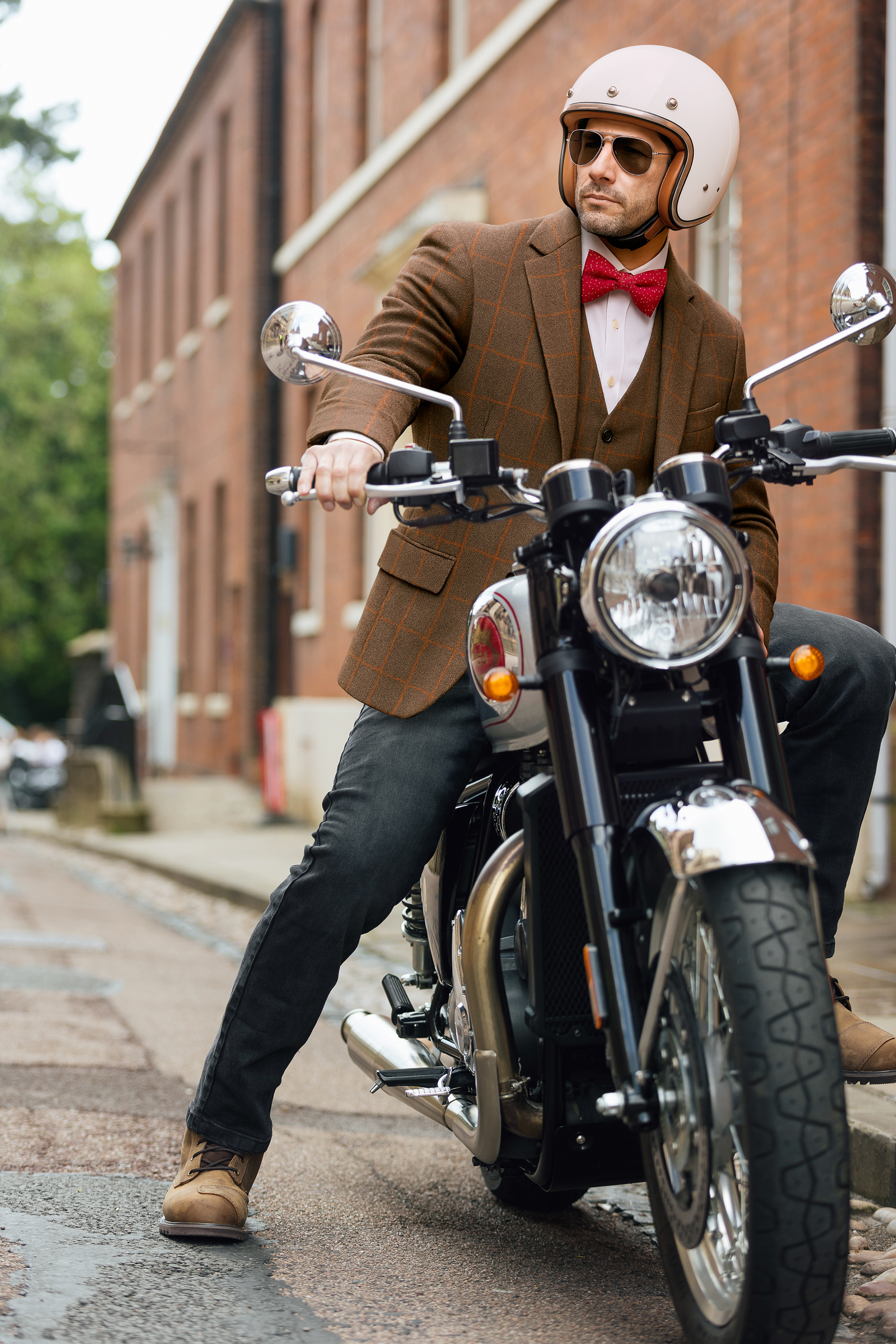 Image featuring a distinguished gentleman I made using AI and Photoshop