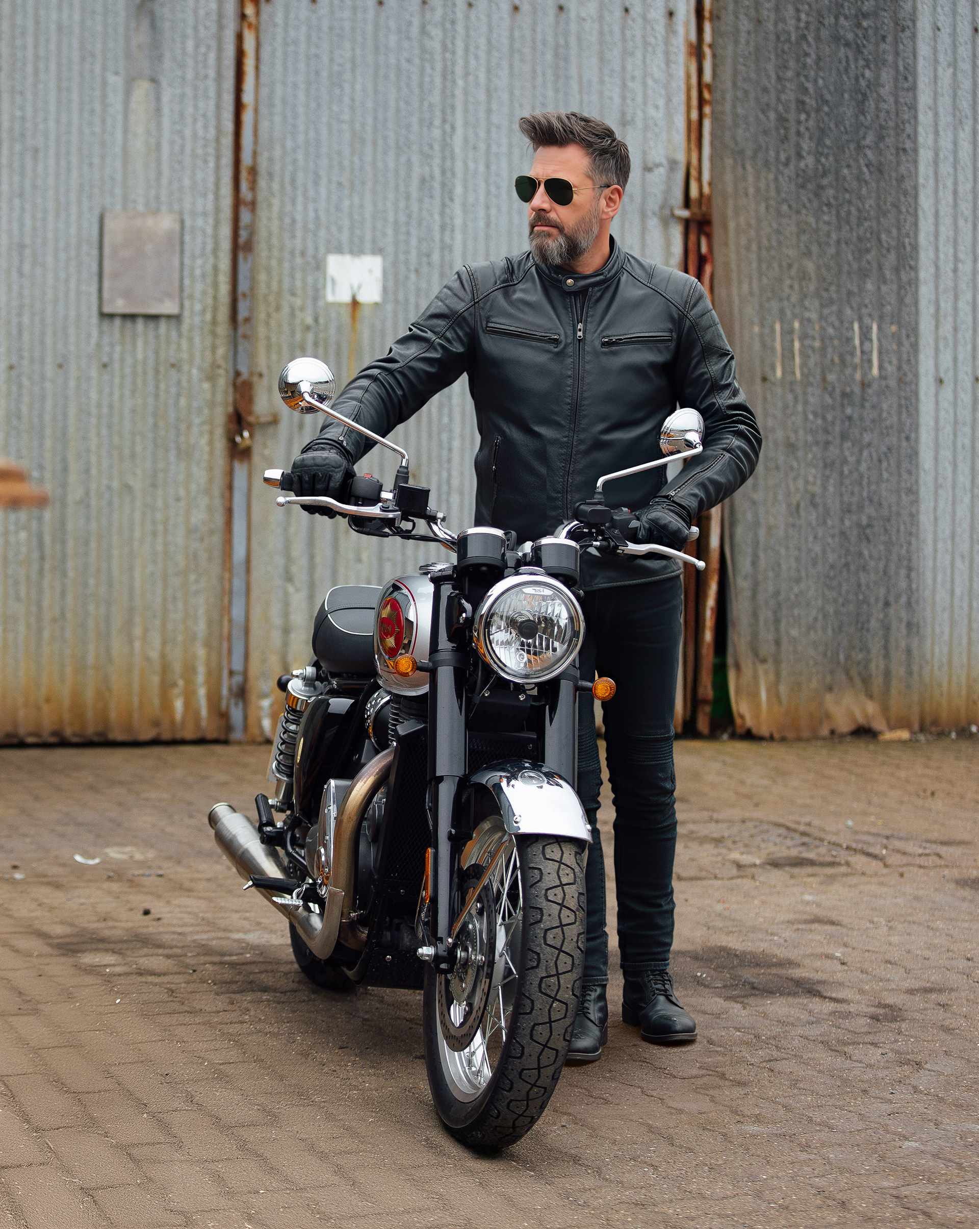 I kept the same pose but replaced the model.