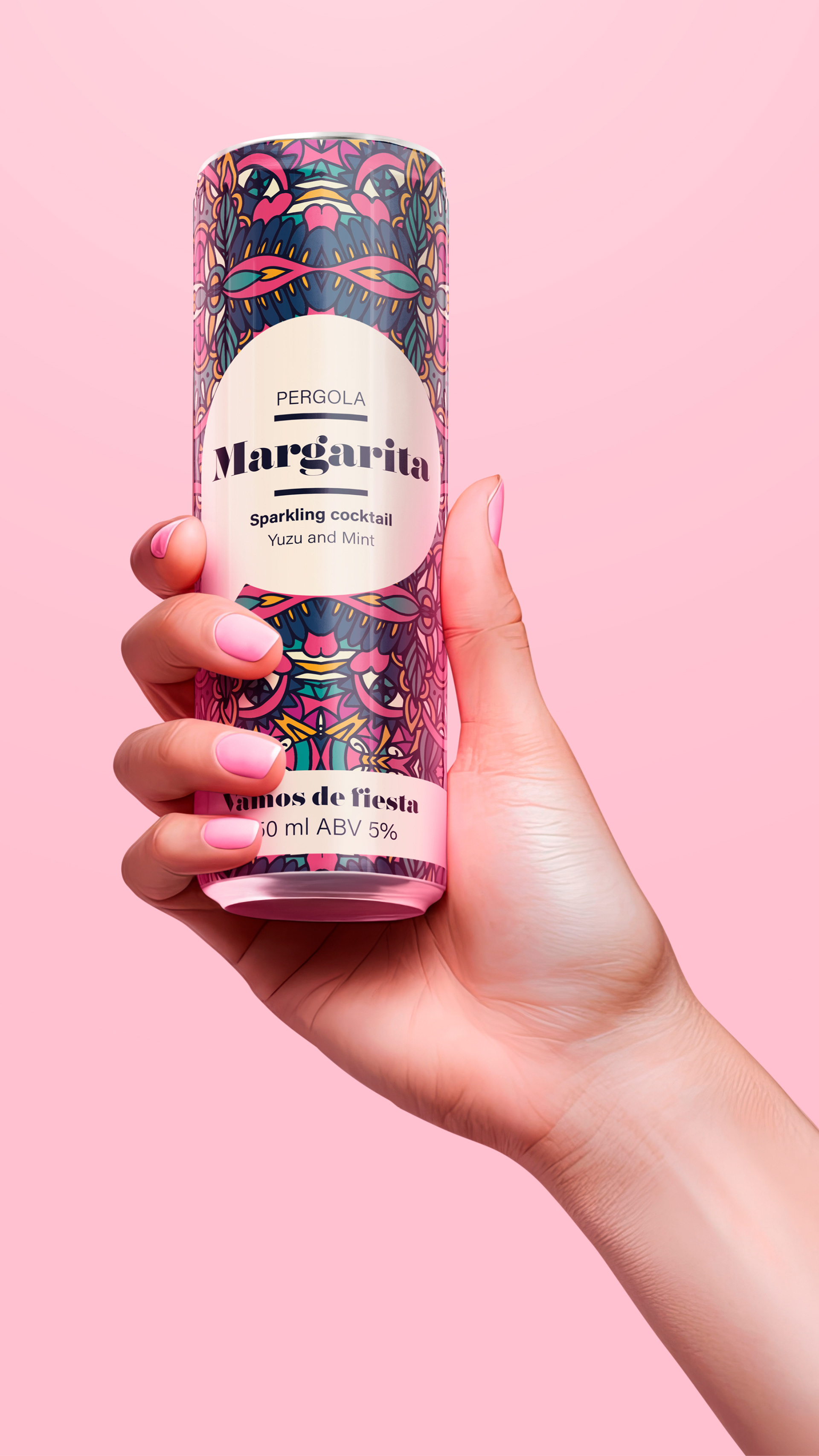 Composite featuring Pergola Margarita Can Completed in Photoshop