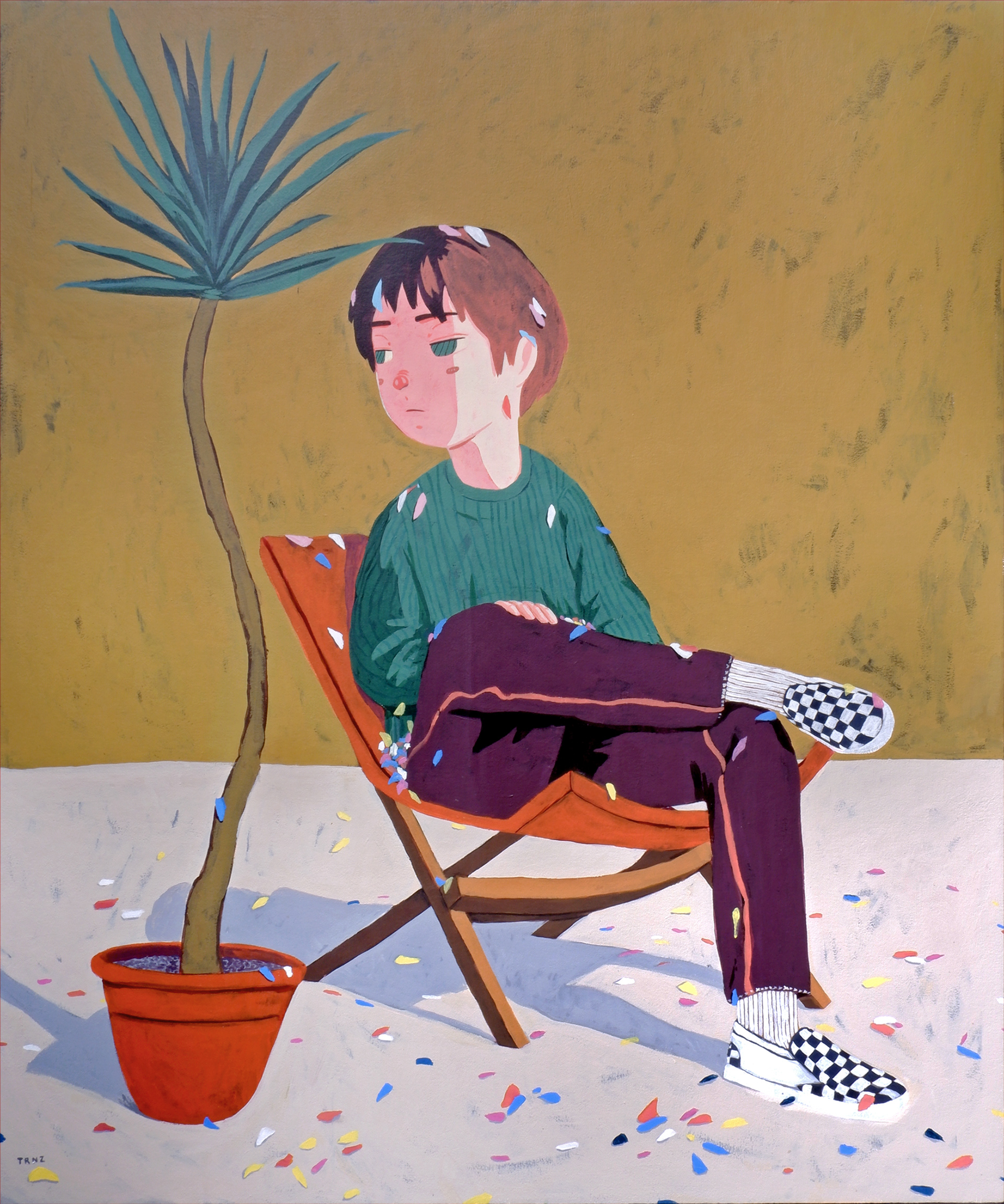 "Honorable Mention" 120h x 100w cm / Acrylic on Canvas